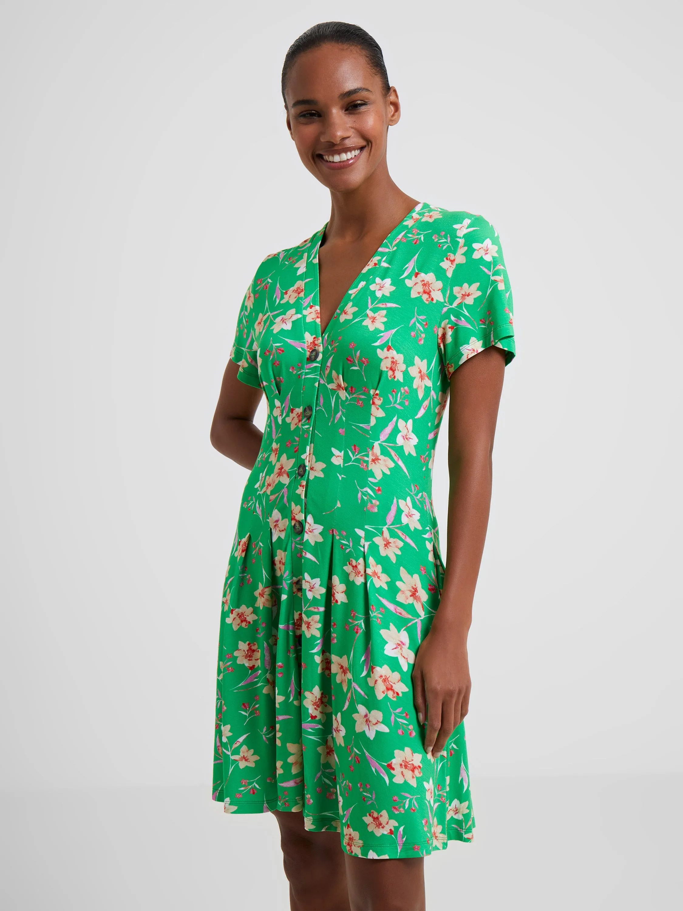 Camille Meadow V Neck Dress sold by French Connection