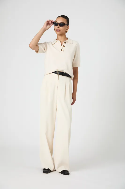 Vhari Short Sleeve Button Up Sweater sold by French Connection