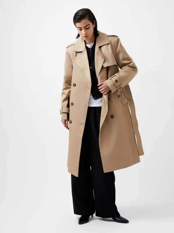 Coco Twill Trench Coat sold by French Connection