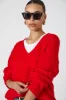 Fluffy Knit V Neck Oversized Sweater sold by French Connection
