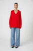 Fluffy Knit V Neck Oversized Sweater sold by French Connection