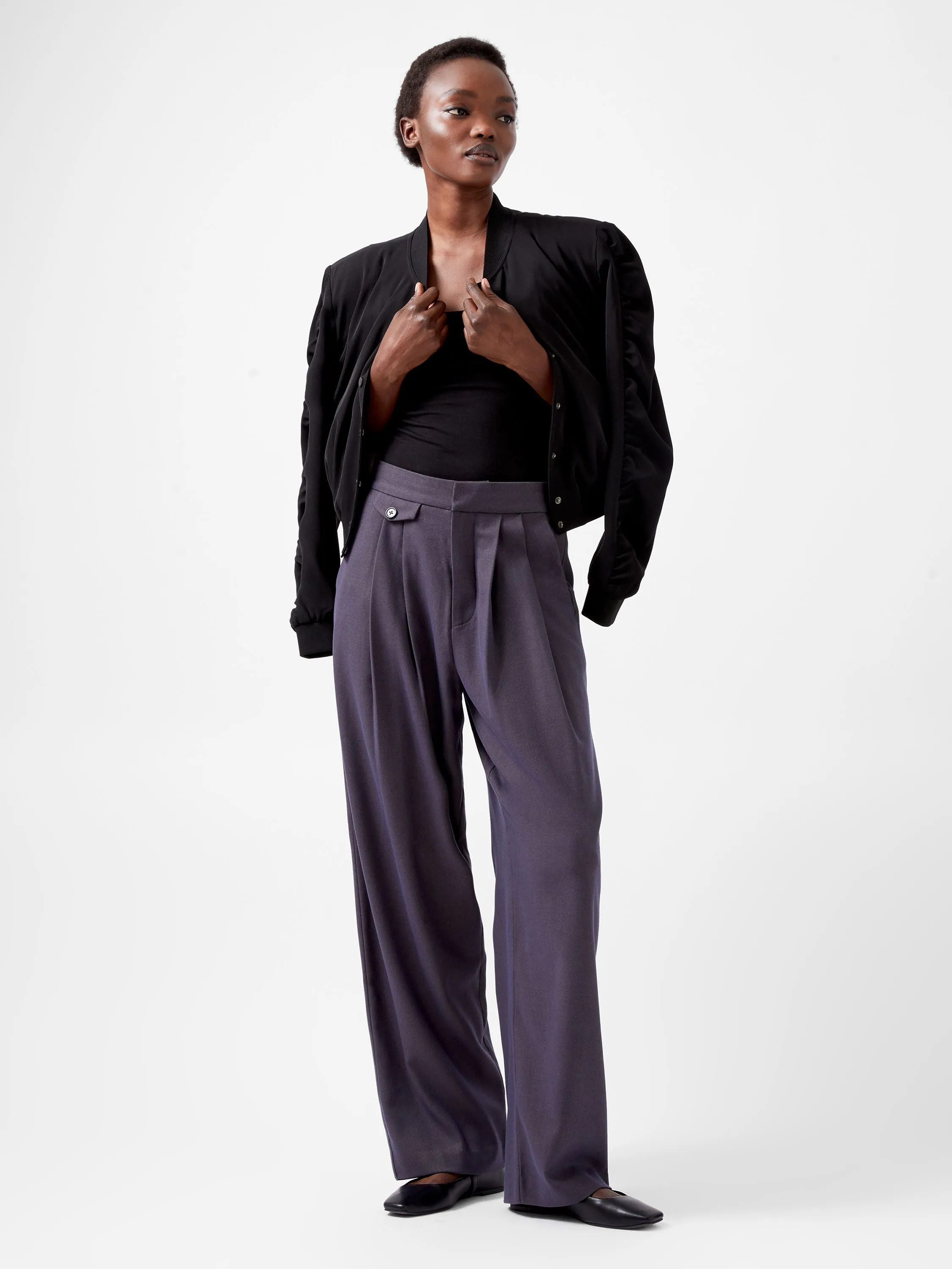 Carmine Flannel Trousers sold by French Connection product image thumbnail 2