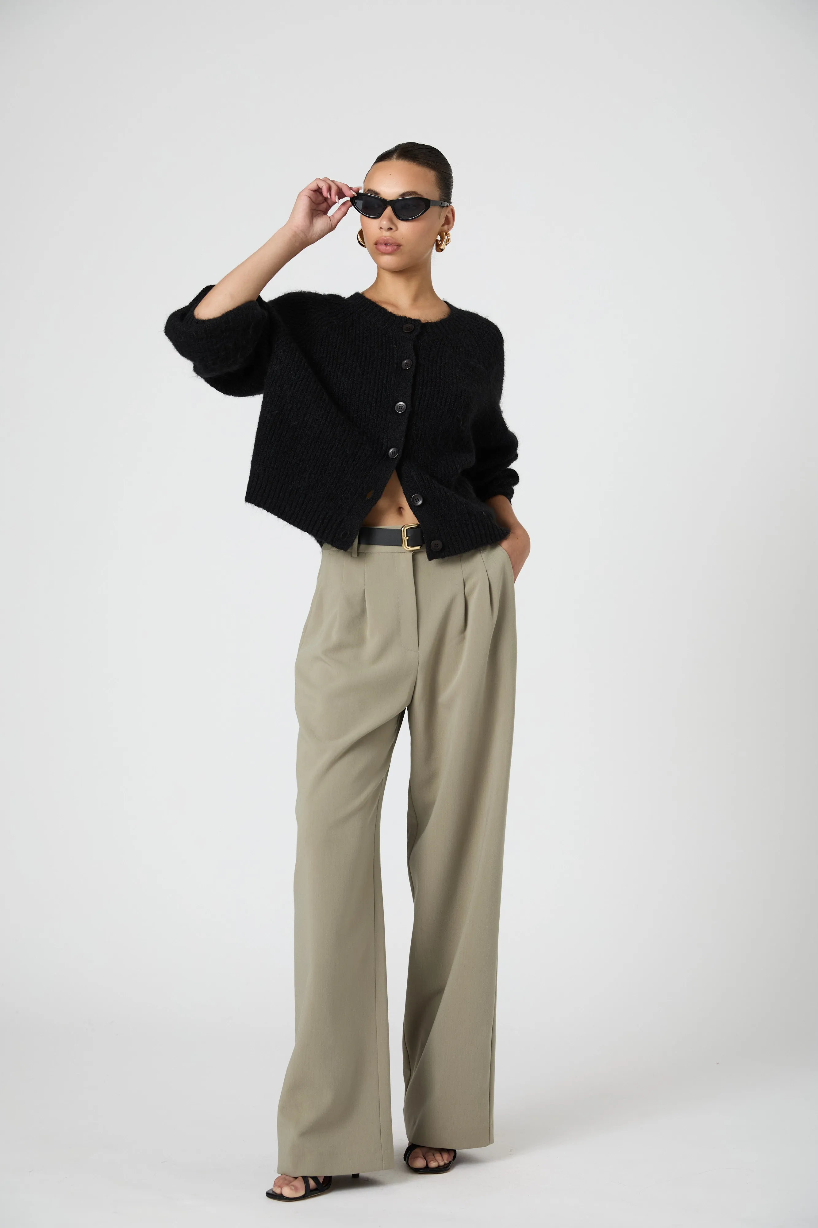 Fluffy Knit Chunky Rib Cardigan sold by French Connection product image thumbnail 2