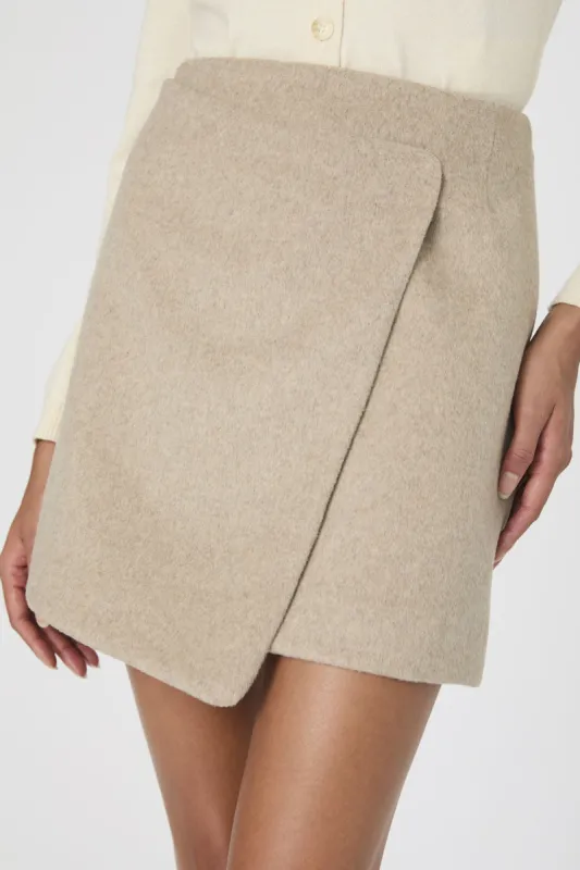 Adele Felt Mini Skirt sold by French Connection