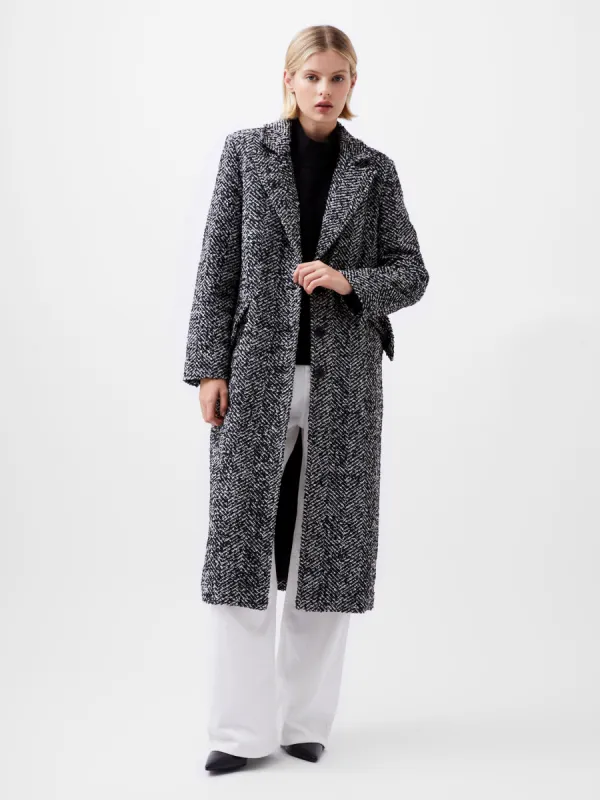 Chantelle Herringbone Coat sold by French Connection