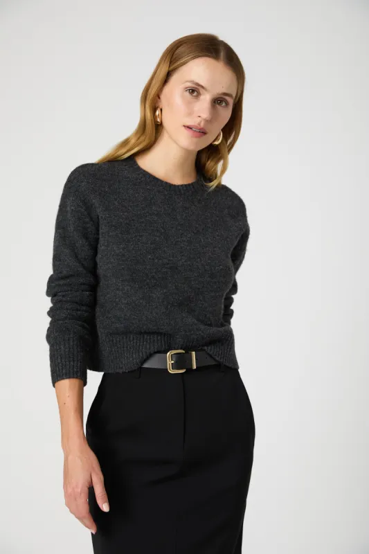 Kesia Crew Neck Cropped Sweater sold by French Connection