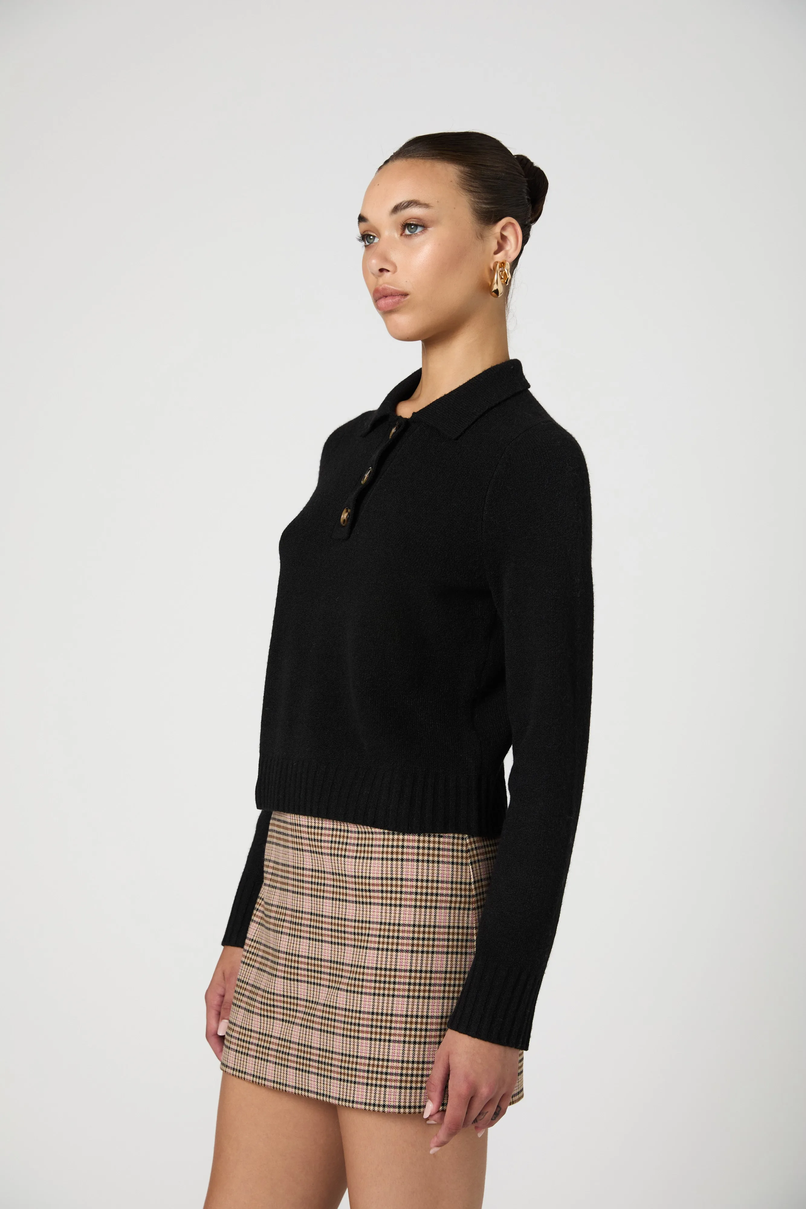 Vhari Long Sleeve Polo Sweater sold by French Connection product image thumbnail 4