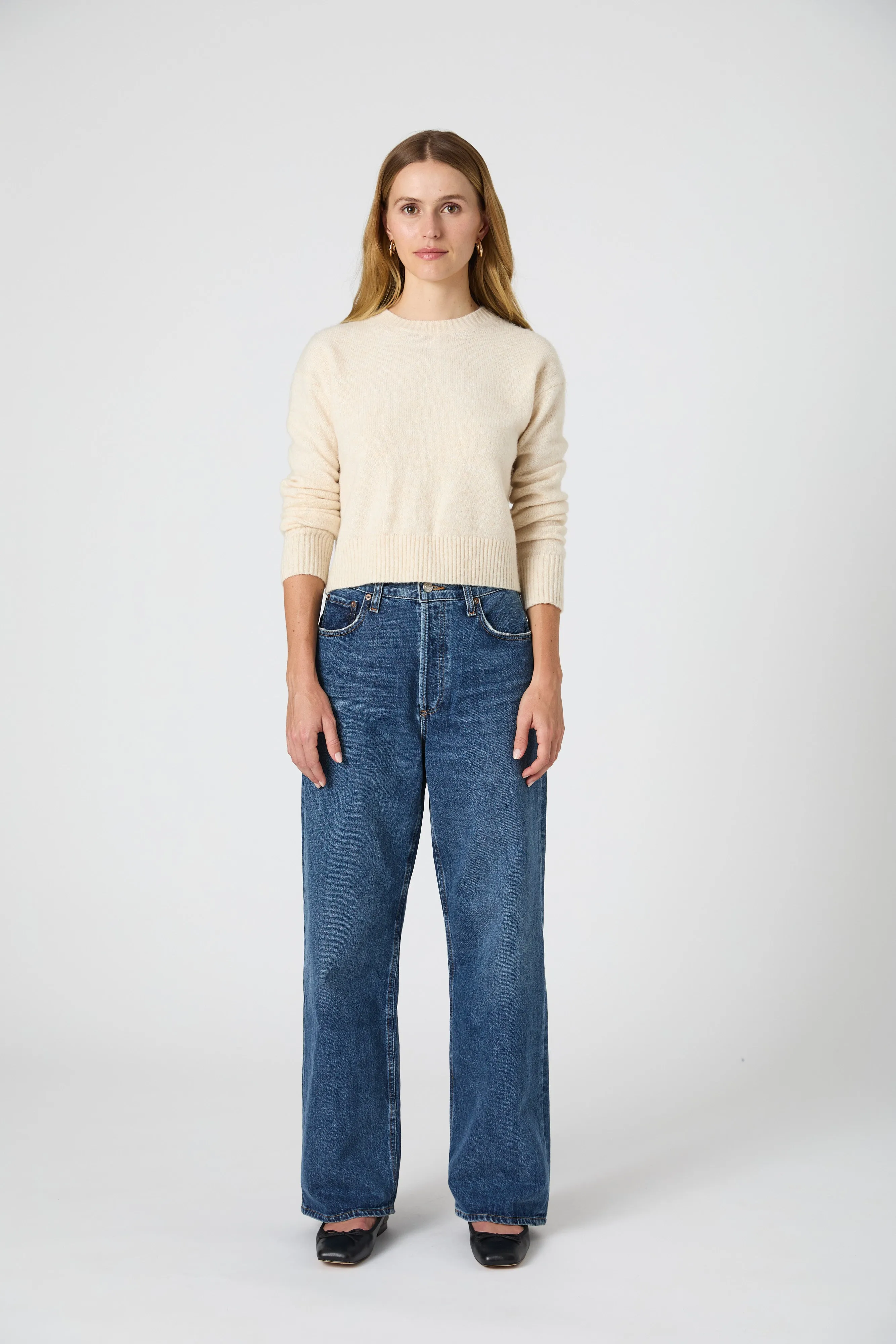 Kesia Crew Neck Cropped Sweater sold by French Connection product image thumbnail 4