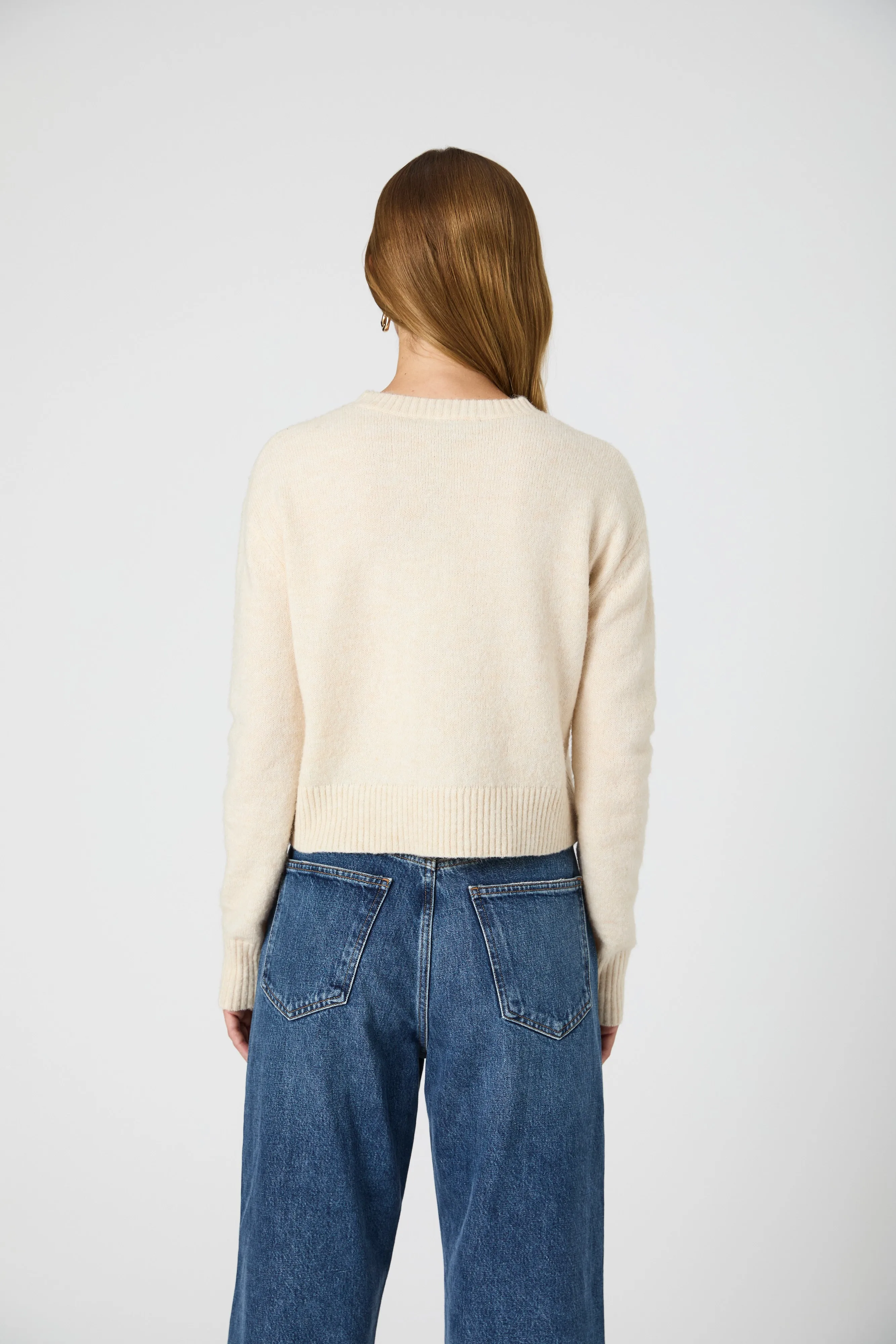 Kesia Crew Neck Cropped Sweater sold by French Connection product image thumbnail 5