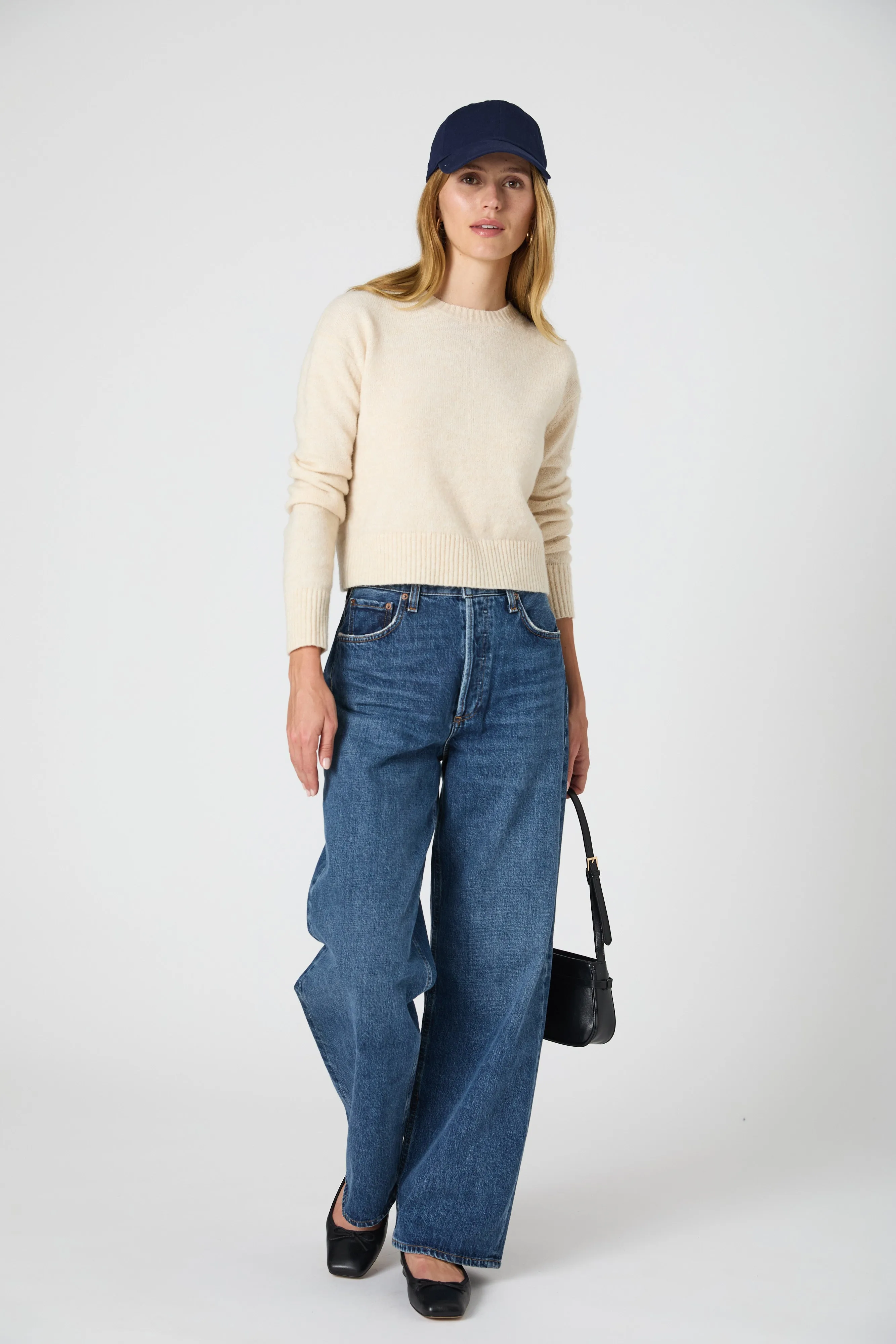 Kesia Crew Neck Cropped Sweater sold by French Connection product image thumbnail 3