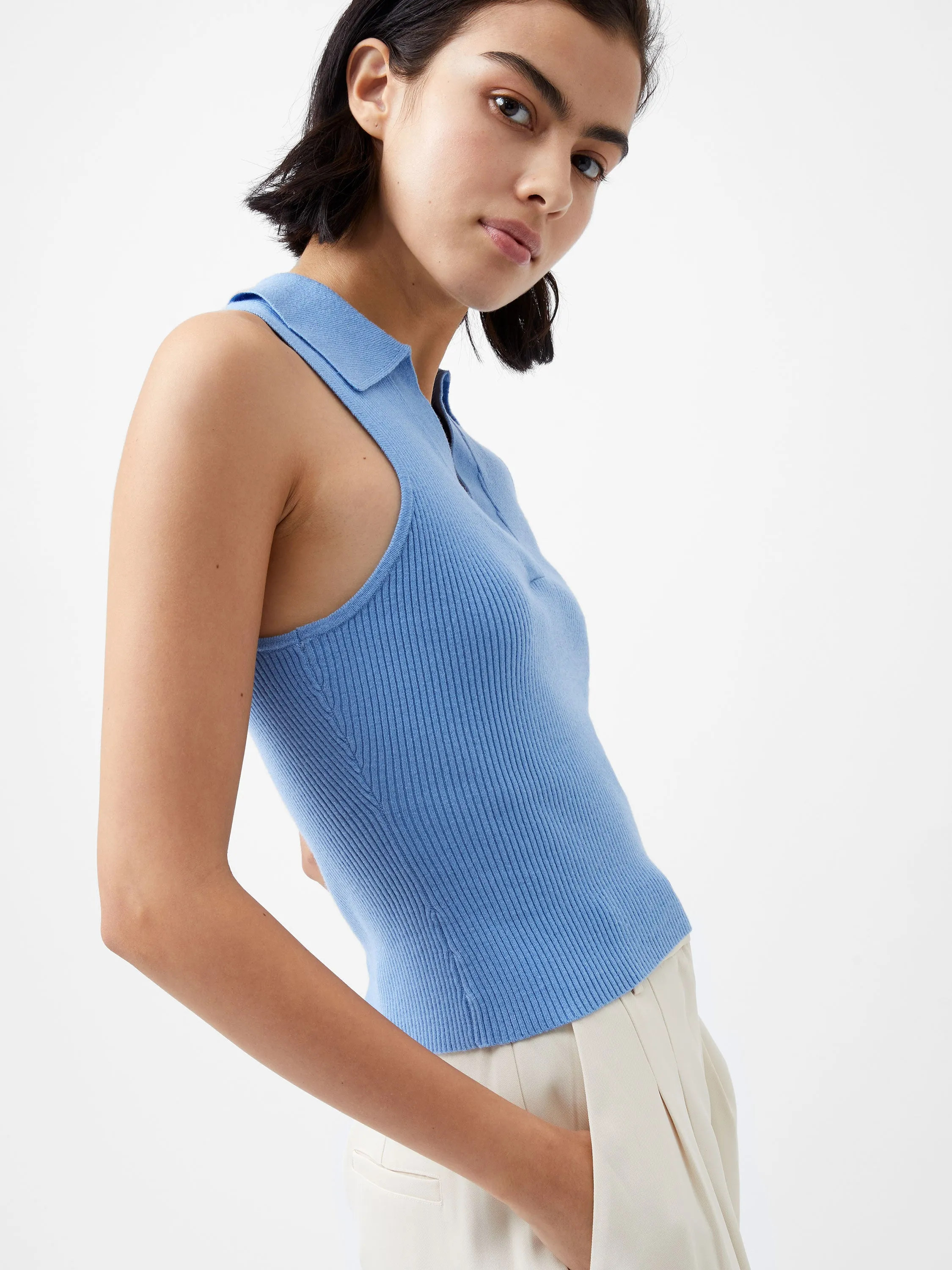 Cosysoft V Neck Sleeveless Sweater sold by French Connection product image thumbnail 2