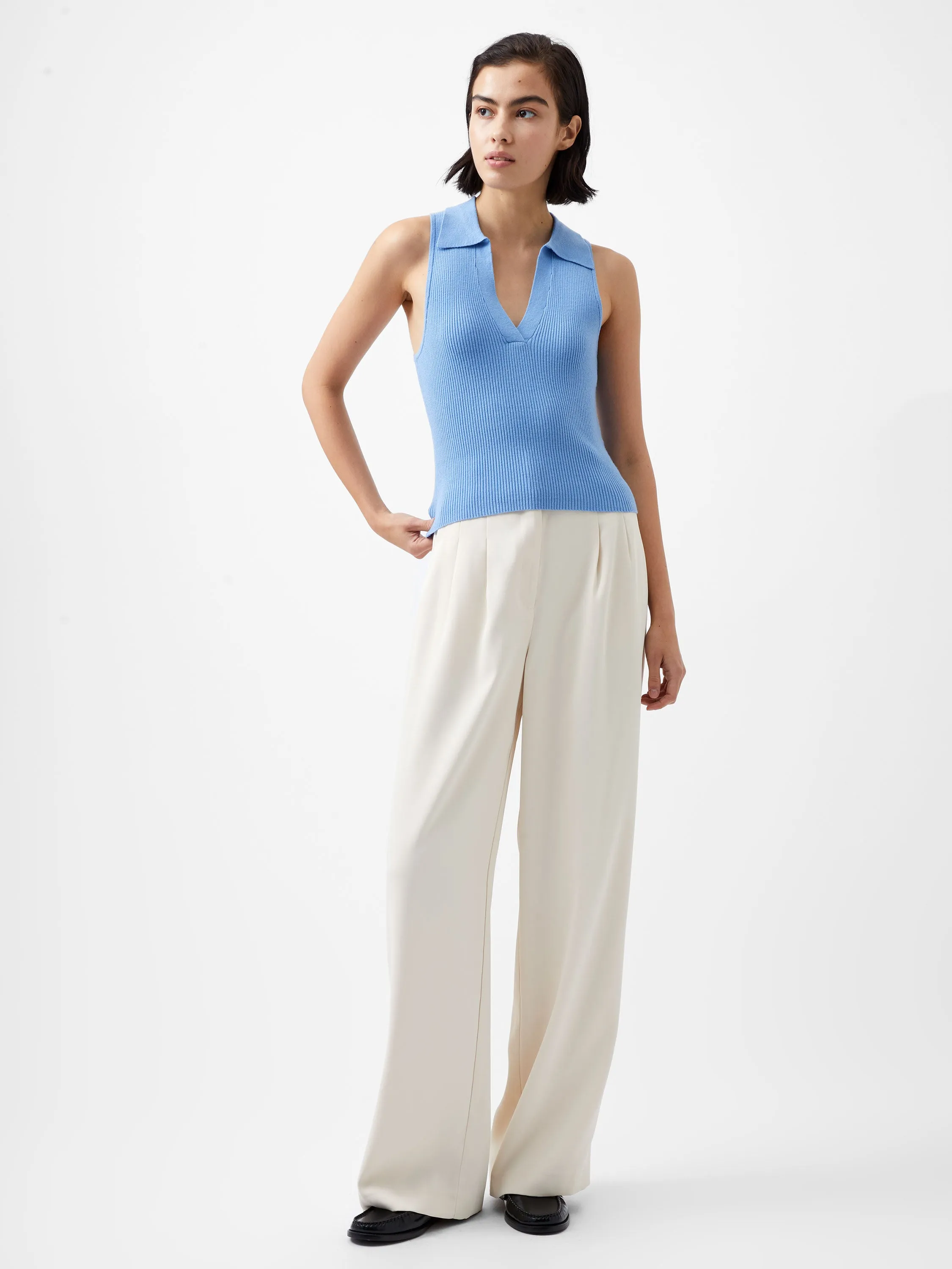 Cosysoft V Neck Sleeveless Sweater sold by French Connection product image thumbnail 4