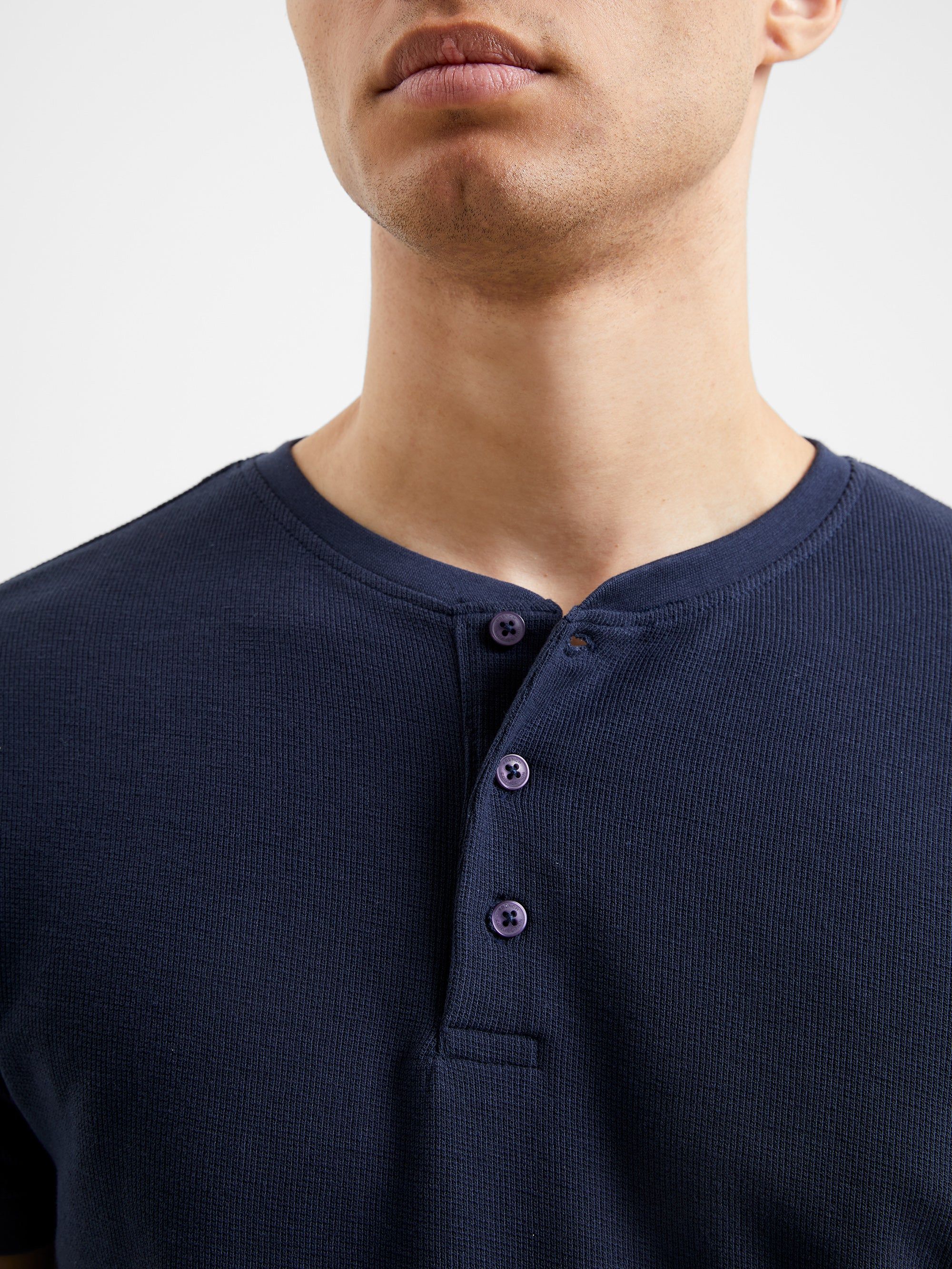 Pique Micro Henley sold by French Connection product image thumbnail 2
