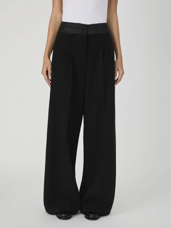 Gemma Carey Satin Tuxedo Trousers sold by French Connection