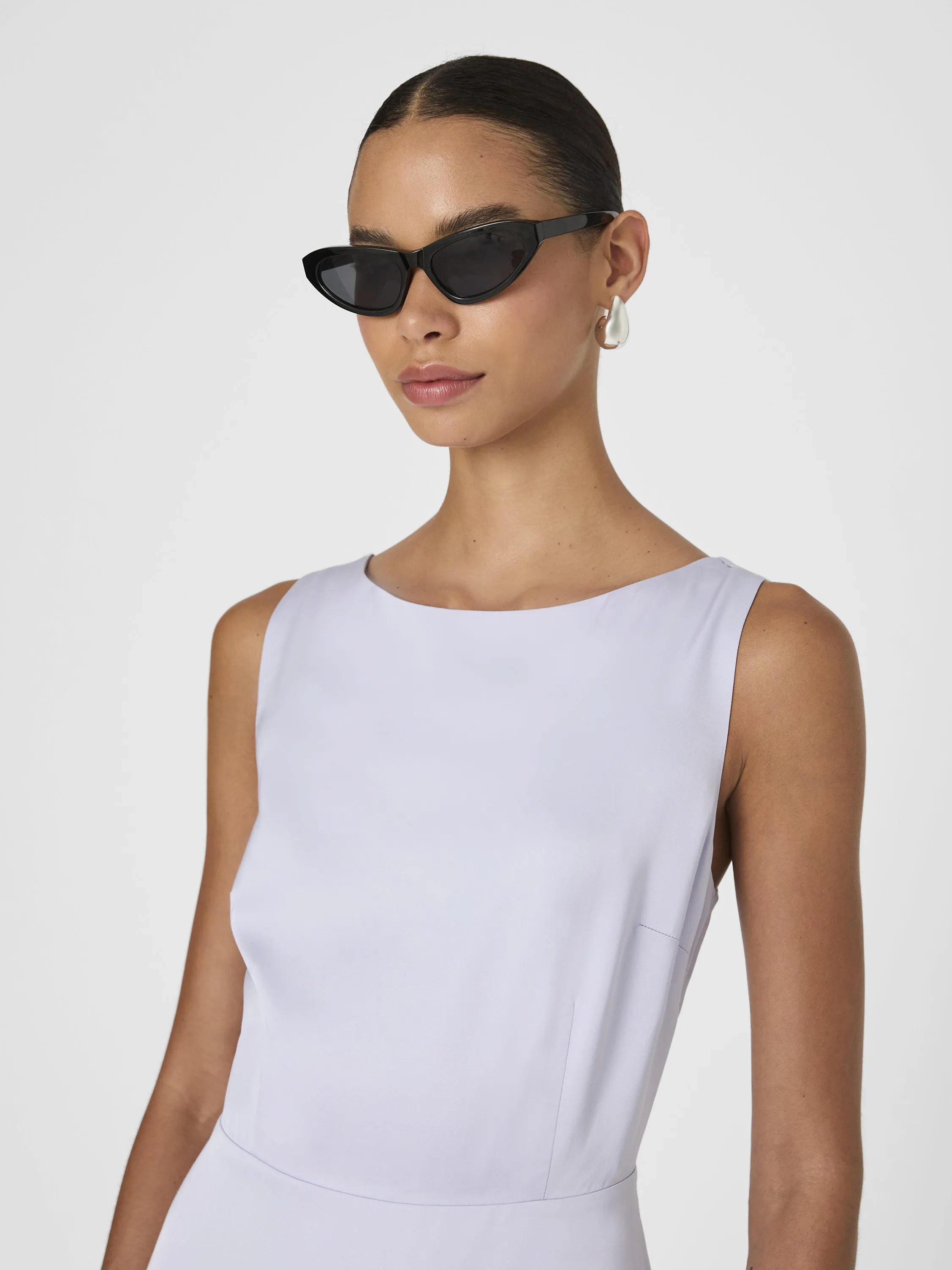 Ennis Satin Low Back Mini Dress sold by French Connection product image thumbnail 3