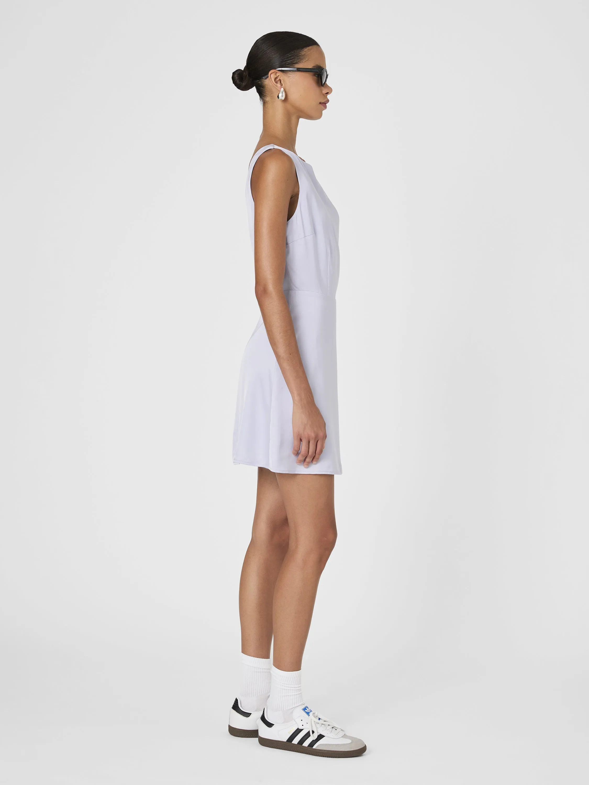 Ennis Satin Low Back Mini Dress sold by French Connection product image thumbnail 4