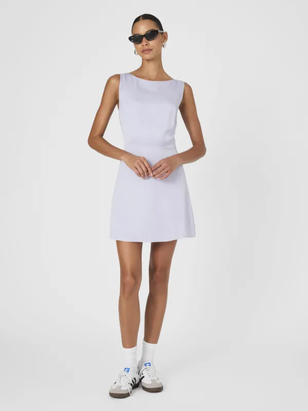 Ennis Satin Low Back Mini Dress sold by French Connection