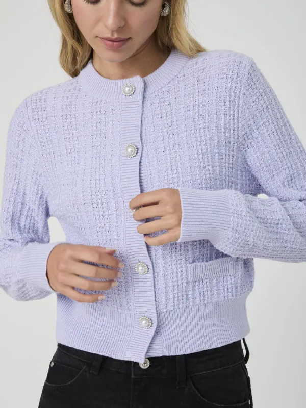 Lurex Tweed Knit Cardigan sold by French Connection