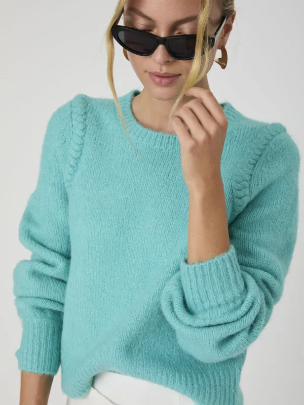 Fluffy Knit Braided Detail Sweater sold by French Connection