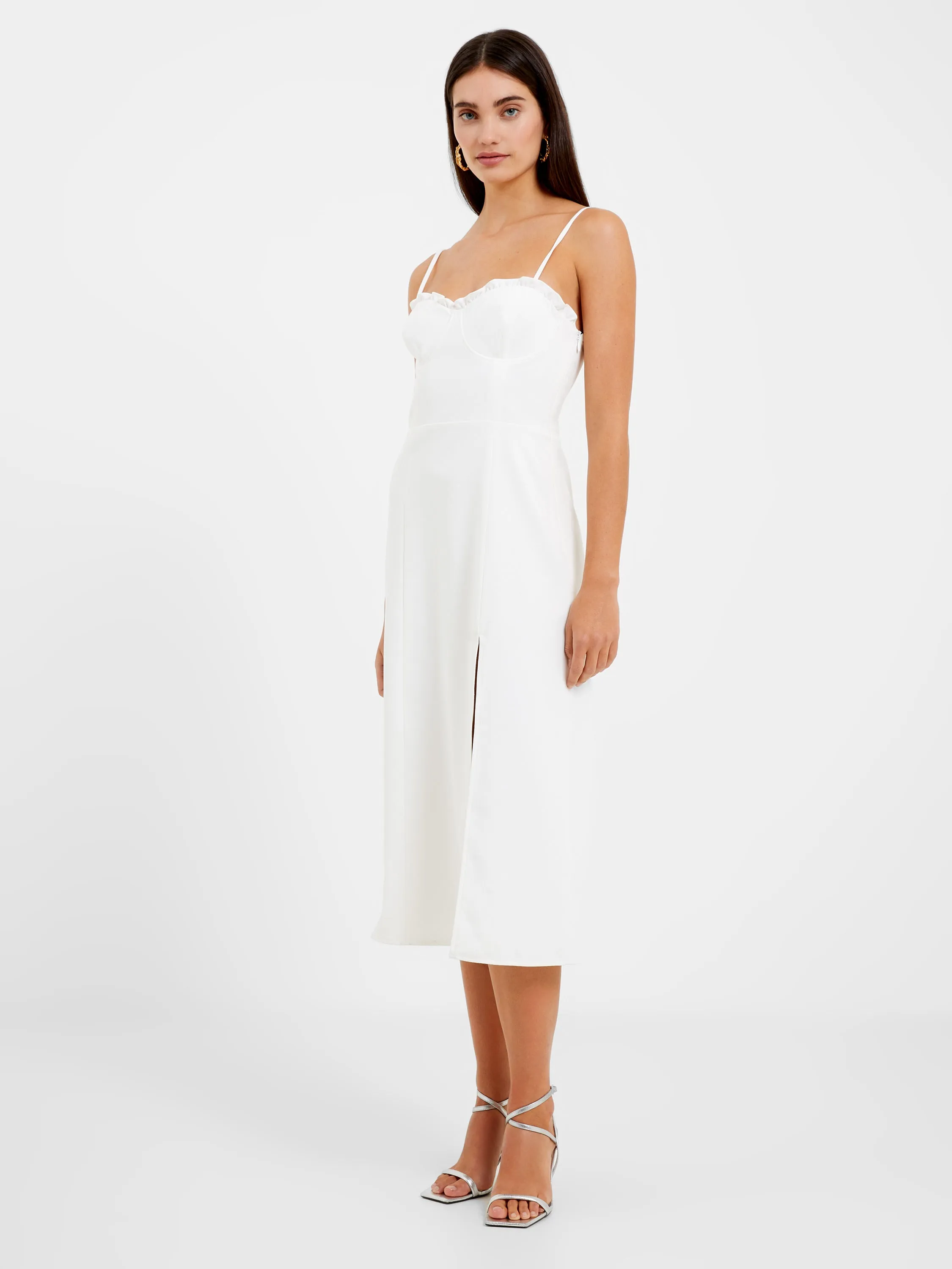 Echo Ruffle Neck Slip Dress sold by French Connection product image thumbnail 3