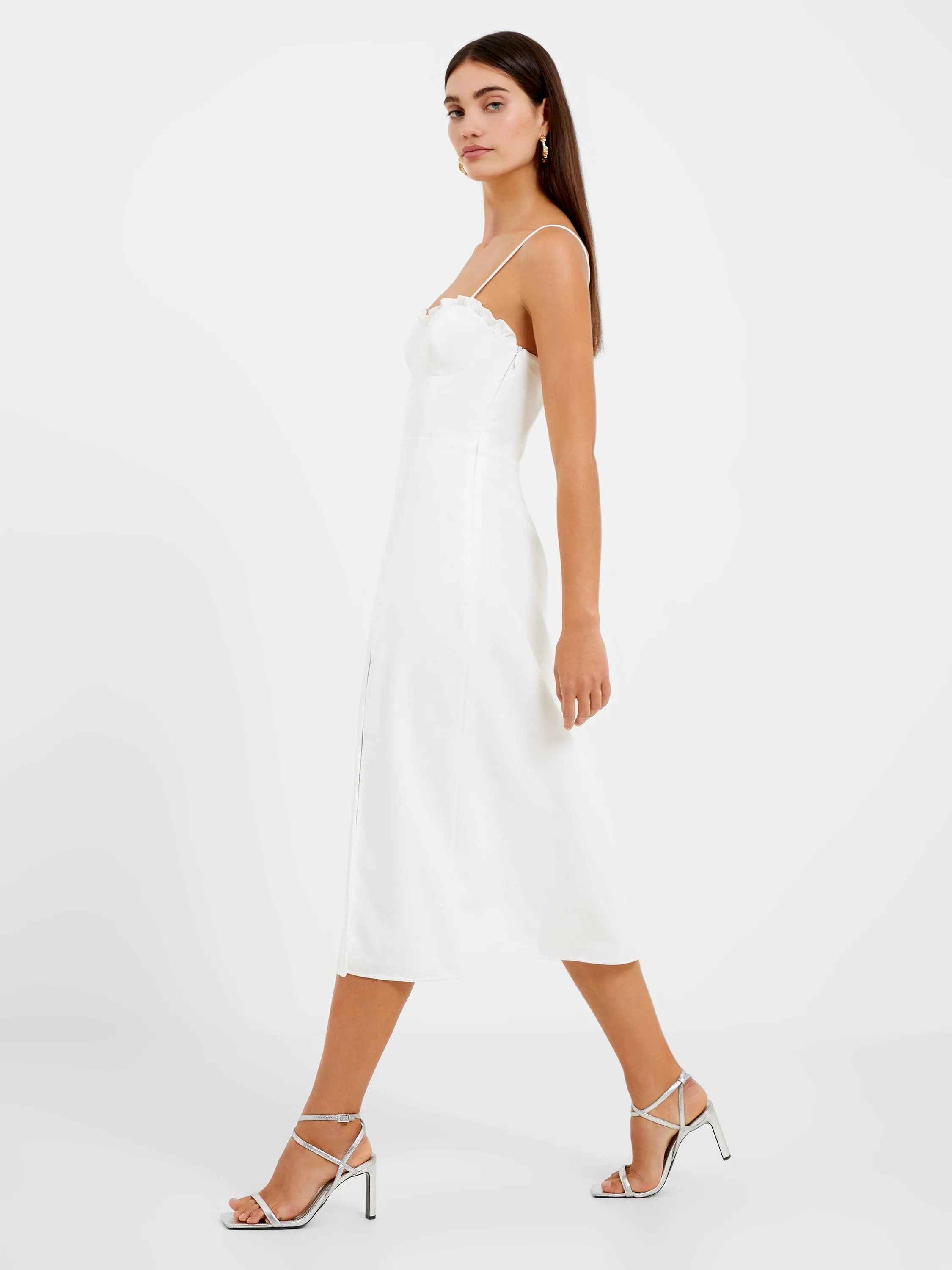 Echo Ruffle Neck Slip Dress sold by French Connection product image thumbnail 2