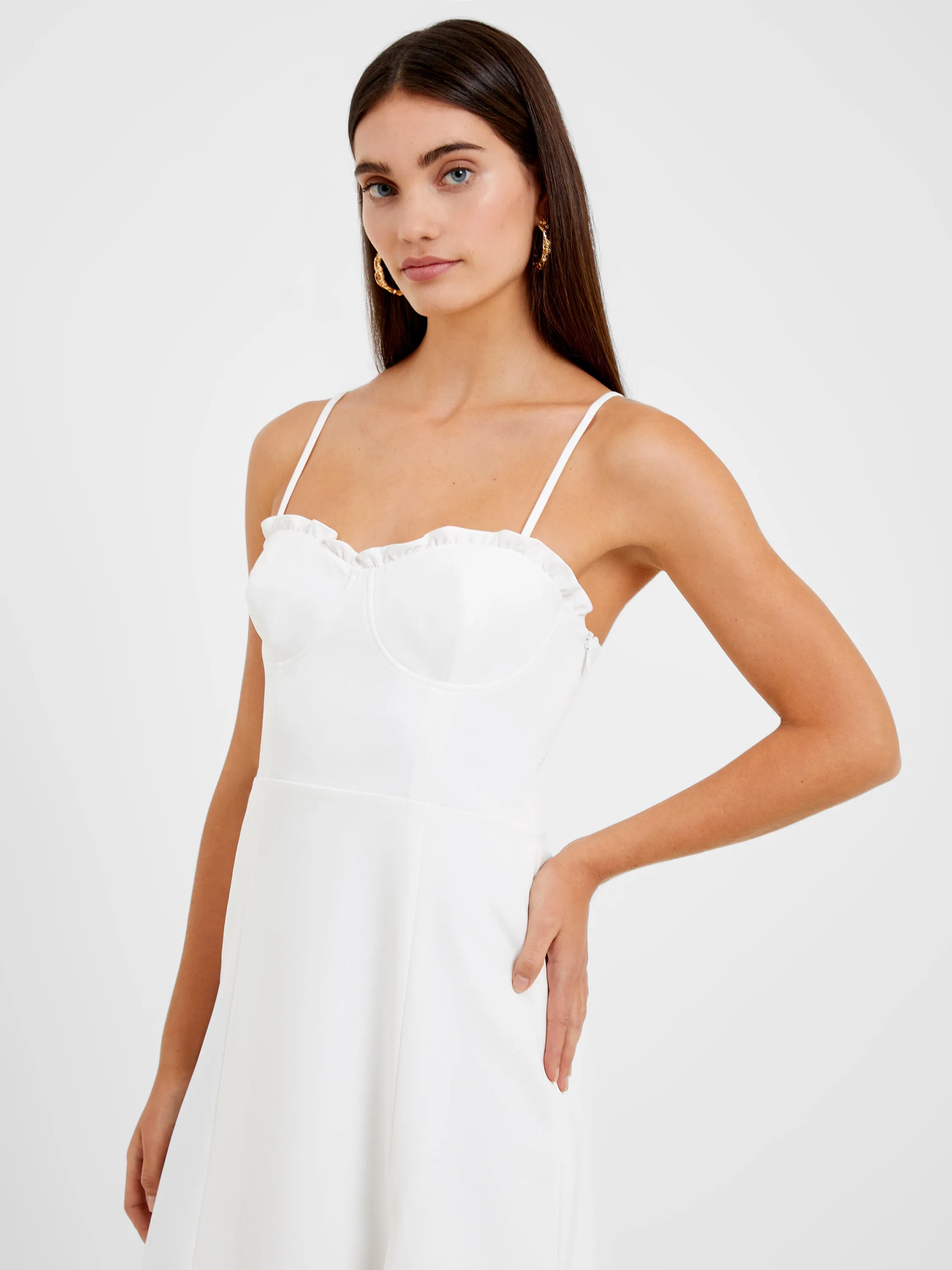 Echo Ruffle Neck Slip Dress sold by French Connection product image thumbnail 4