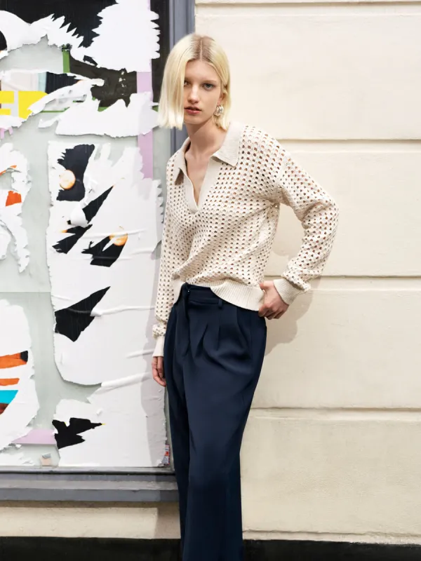 Manda Pointelle Sweater sold by French Connection