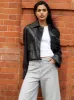 Crolenda Faux Leather Jacket sold by French Connection