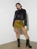 Crolenda Faux Leather Jacket sold by French Connection