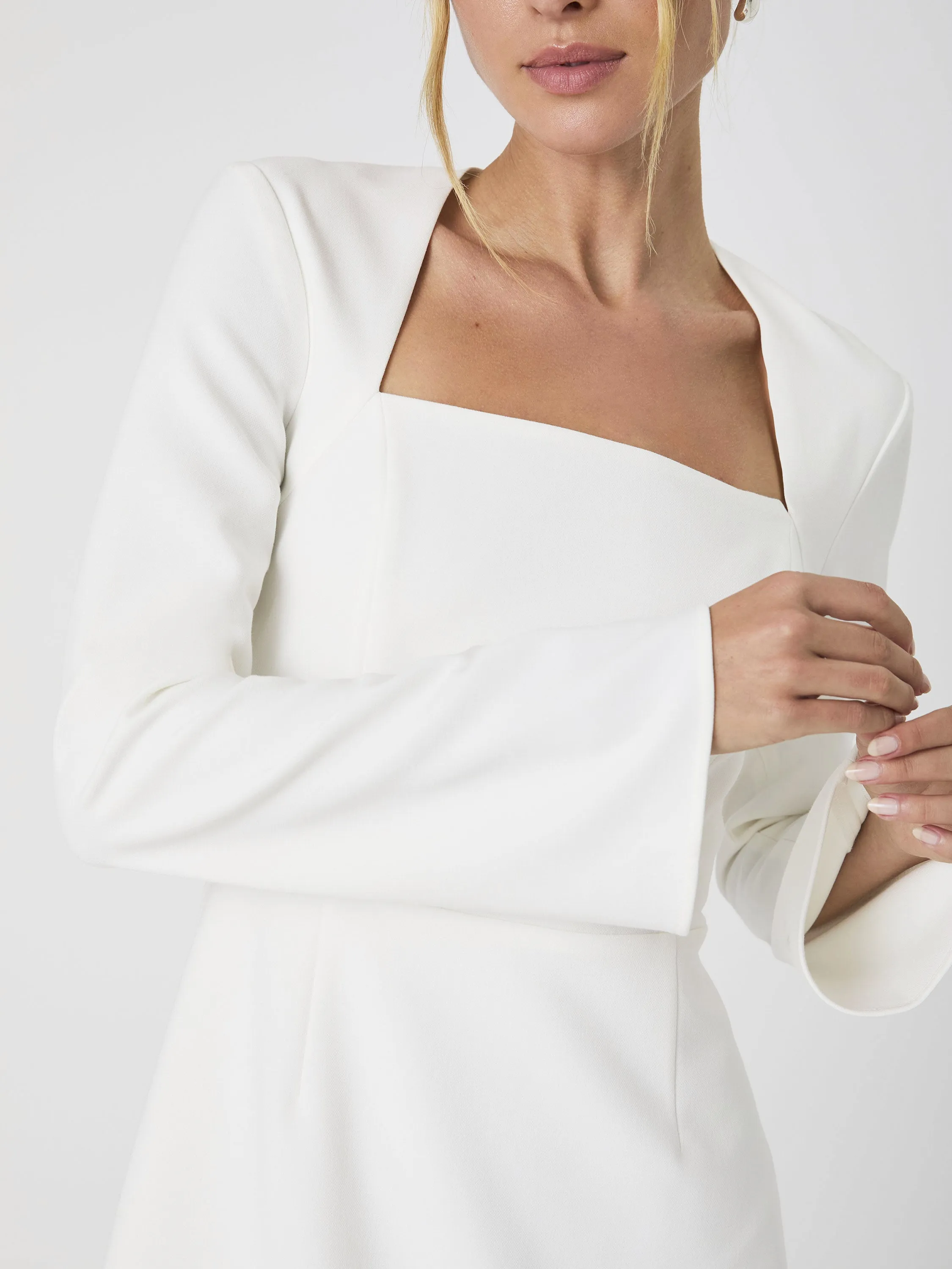 Whisper Square Neck Long Sleeve Dress sold by French Connection product image thumbnail 2