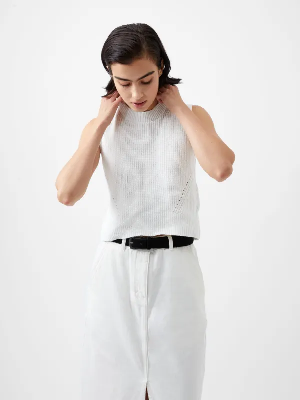 Mozart Crewneck Sleeveless Vest made by French Connection