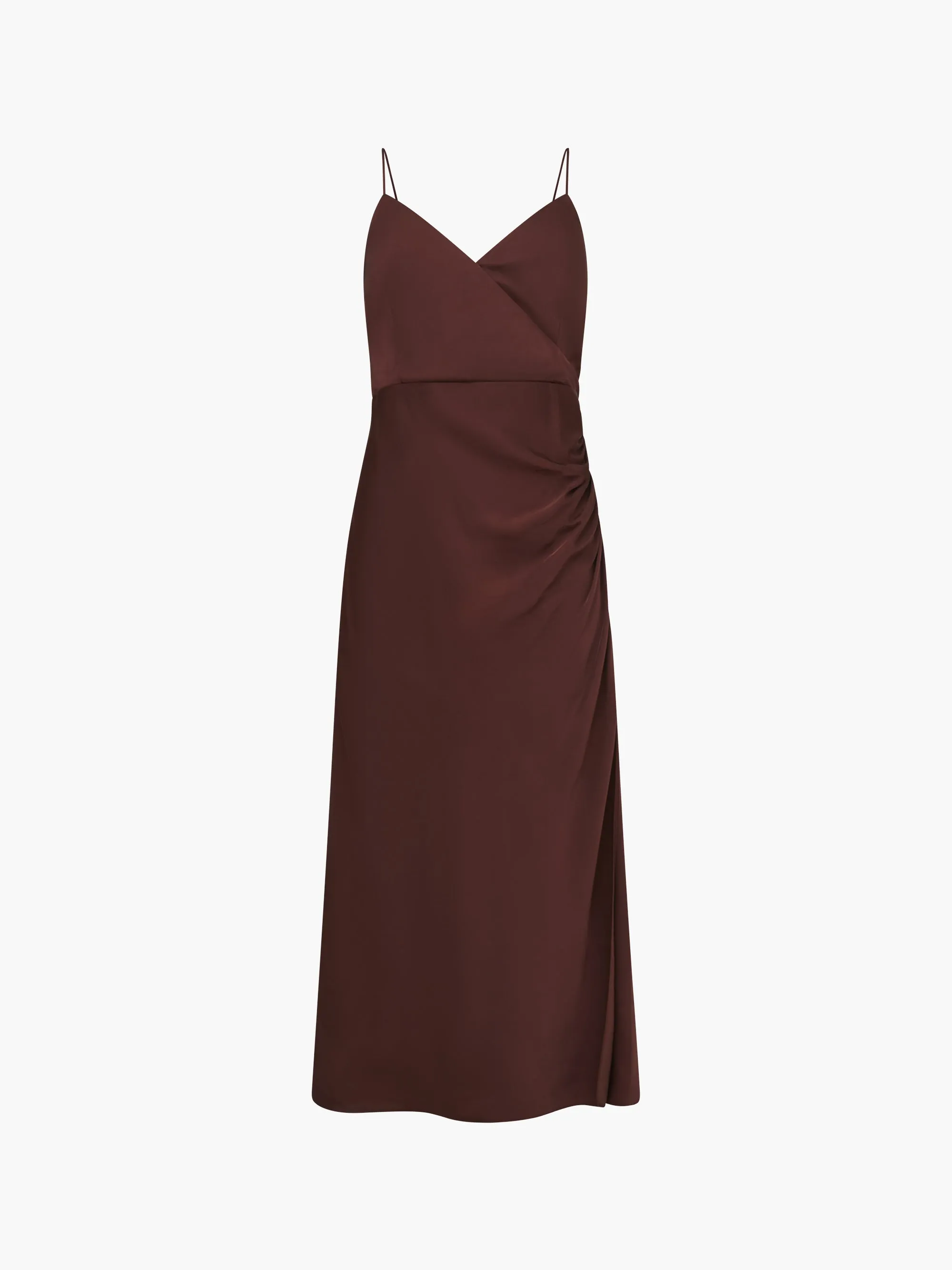 Ennis Satin Slip Midi Dress sold by French Connection product image thumbnail 4