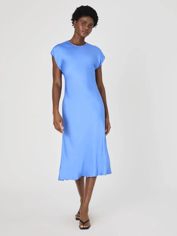 Ennis Satin Column Midi Dress sold by French Connection