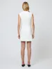 Whisper Notched Square Neck Dress sold by French Connection