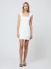 Whisper Notched Square Neck Dress sold by French Connection