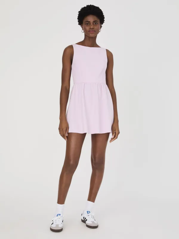 Whisper Boat Neck Mini Dress sold by French Connection
