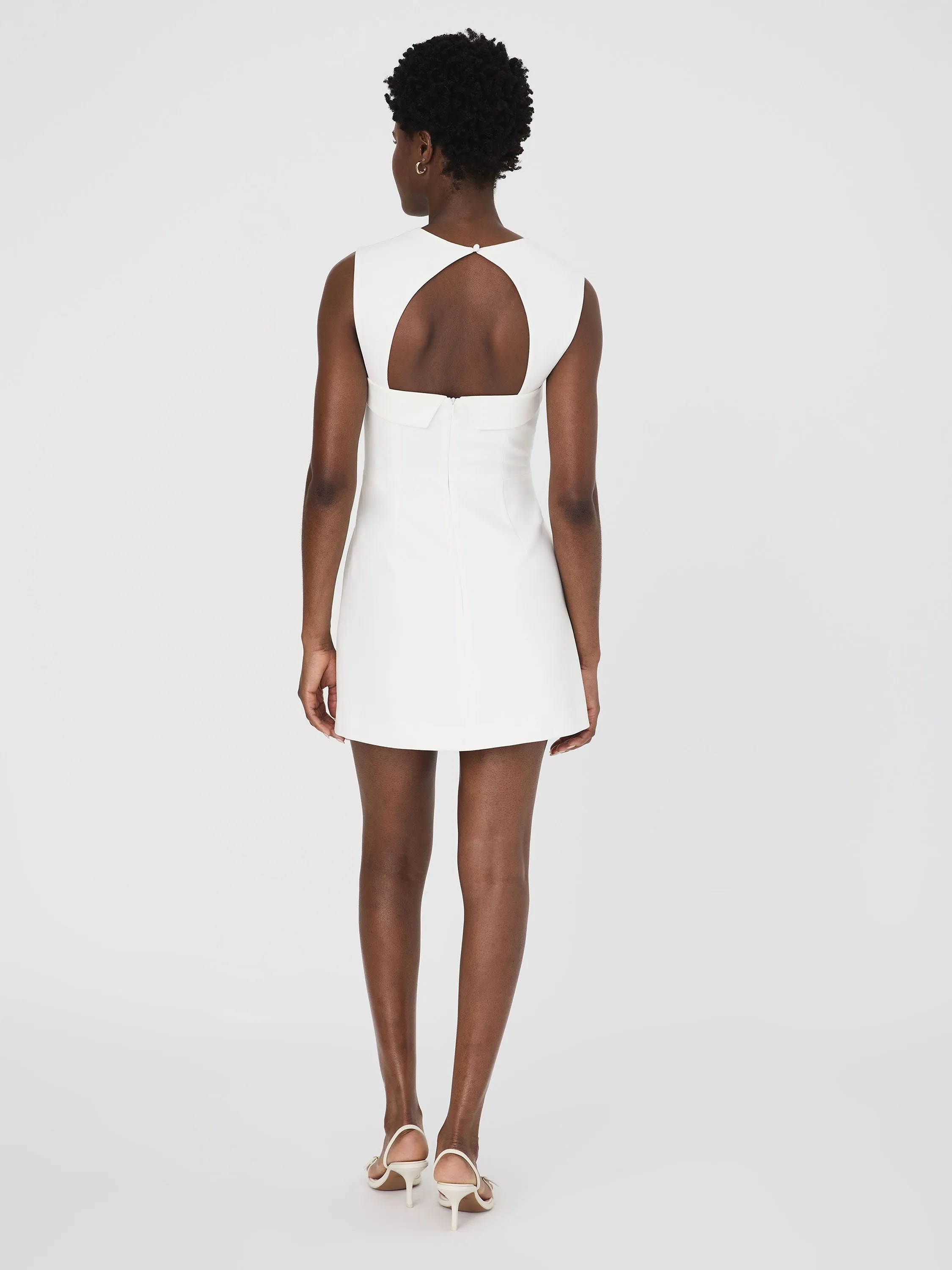 Whisper Foldover Square Neck Mini Dress sold by French Connection product image thumbnail 5