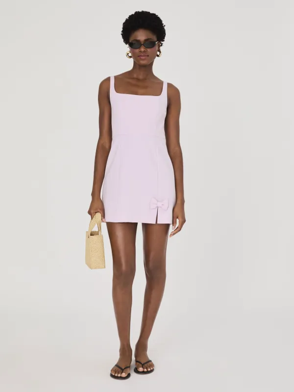 Whisper Bow Slit Strappy Mini Dress sold by French Connection