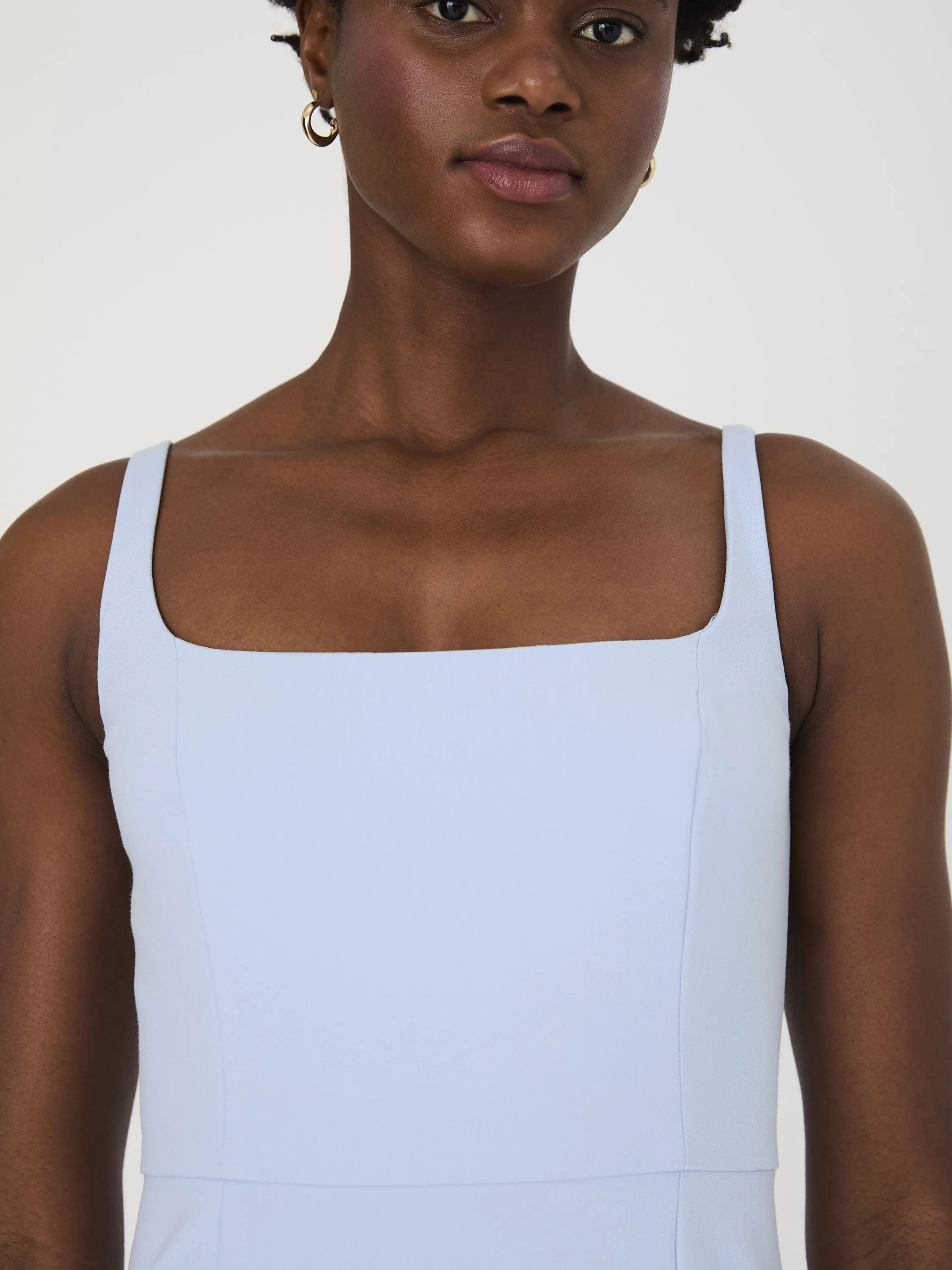 Whisper Bow Slit Strappy Mini Dress sold by French Connection product image thumbnail 3