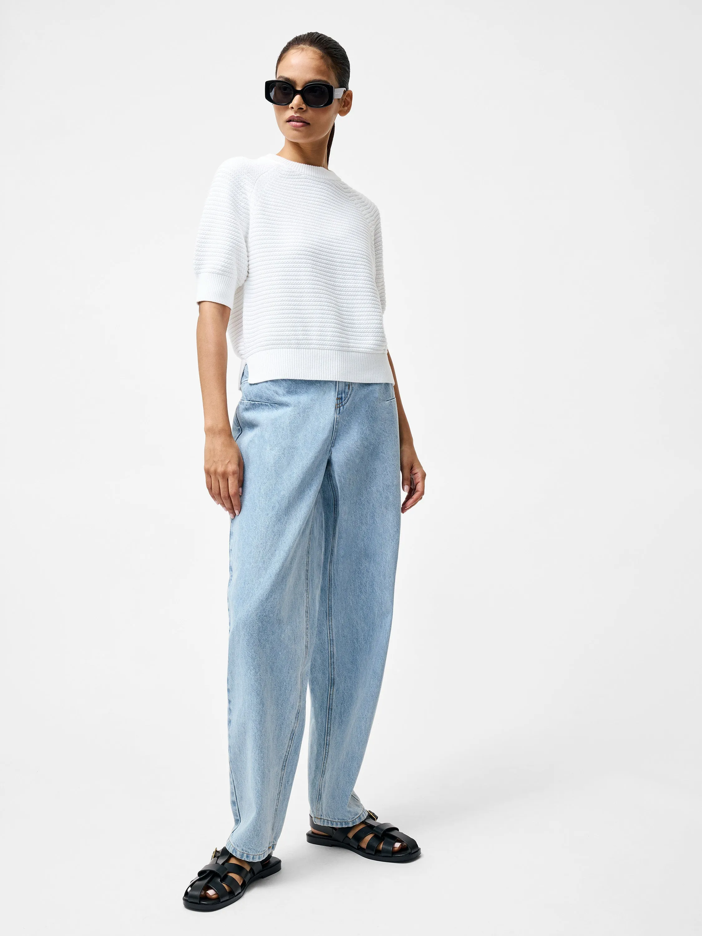 Lily Short Sleeve High Neck Top sold by French Connection product image thumbnail 4