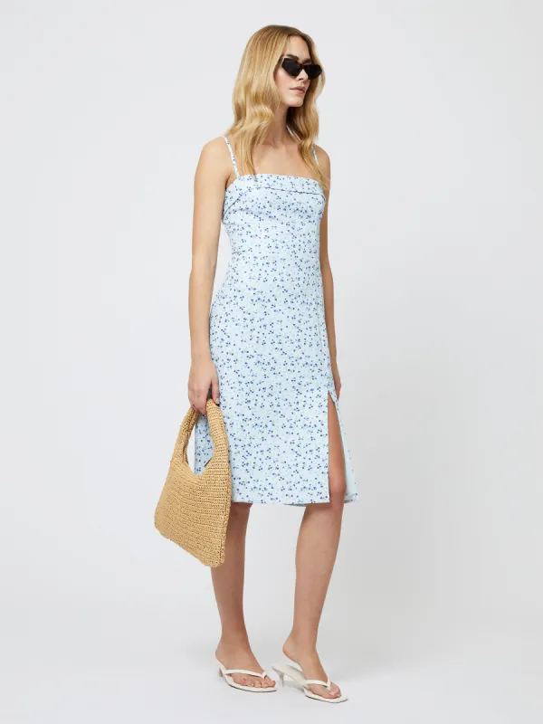 Echo Crepe Strappy Midi Dress sold by French Connection