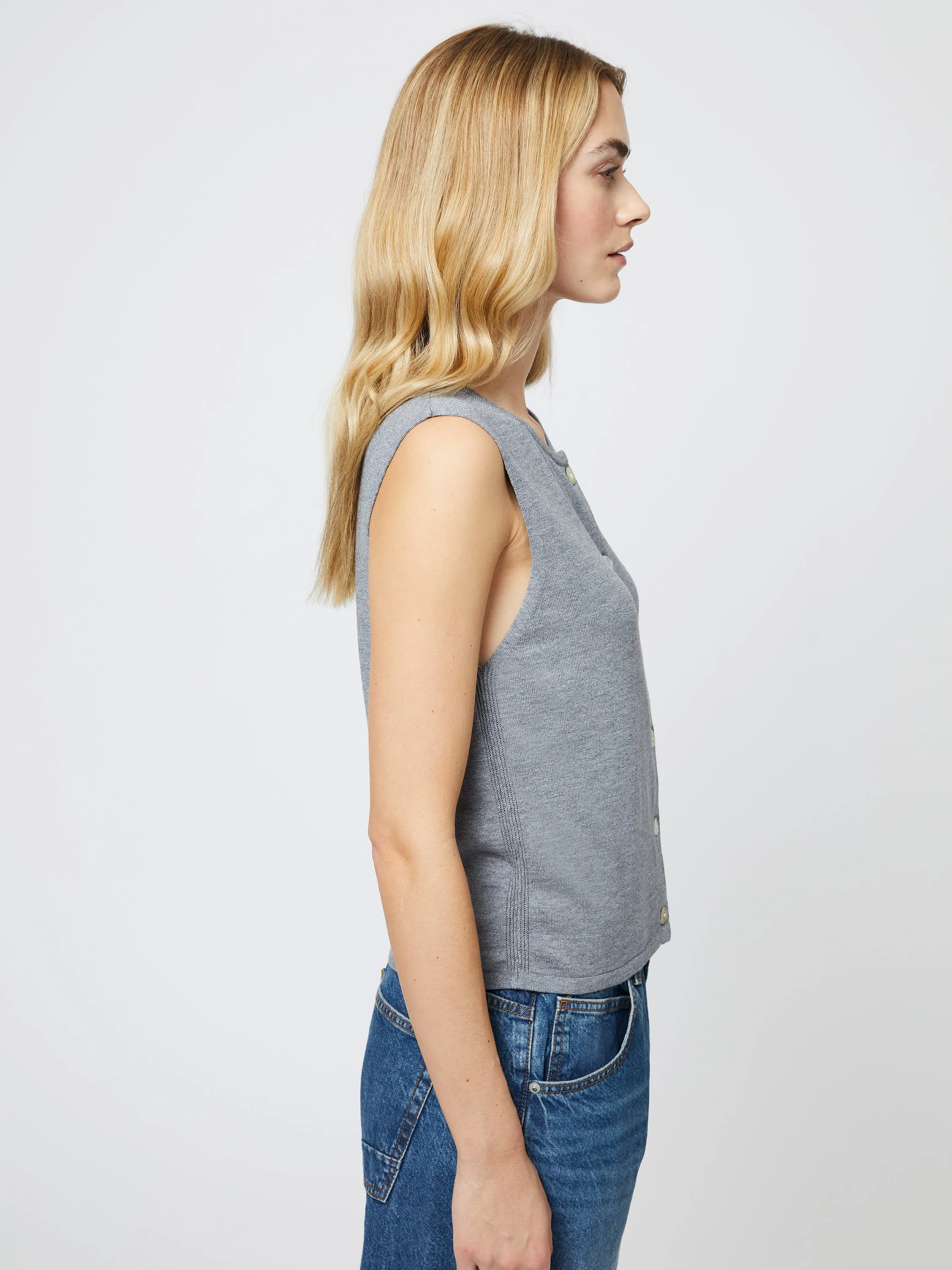 Cosysoft Buttoned Sweater Vest sold by French Connection product image thumbnail 5