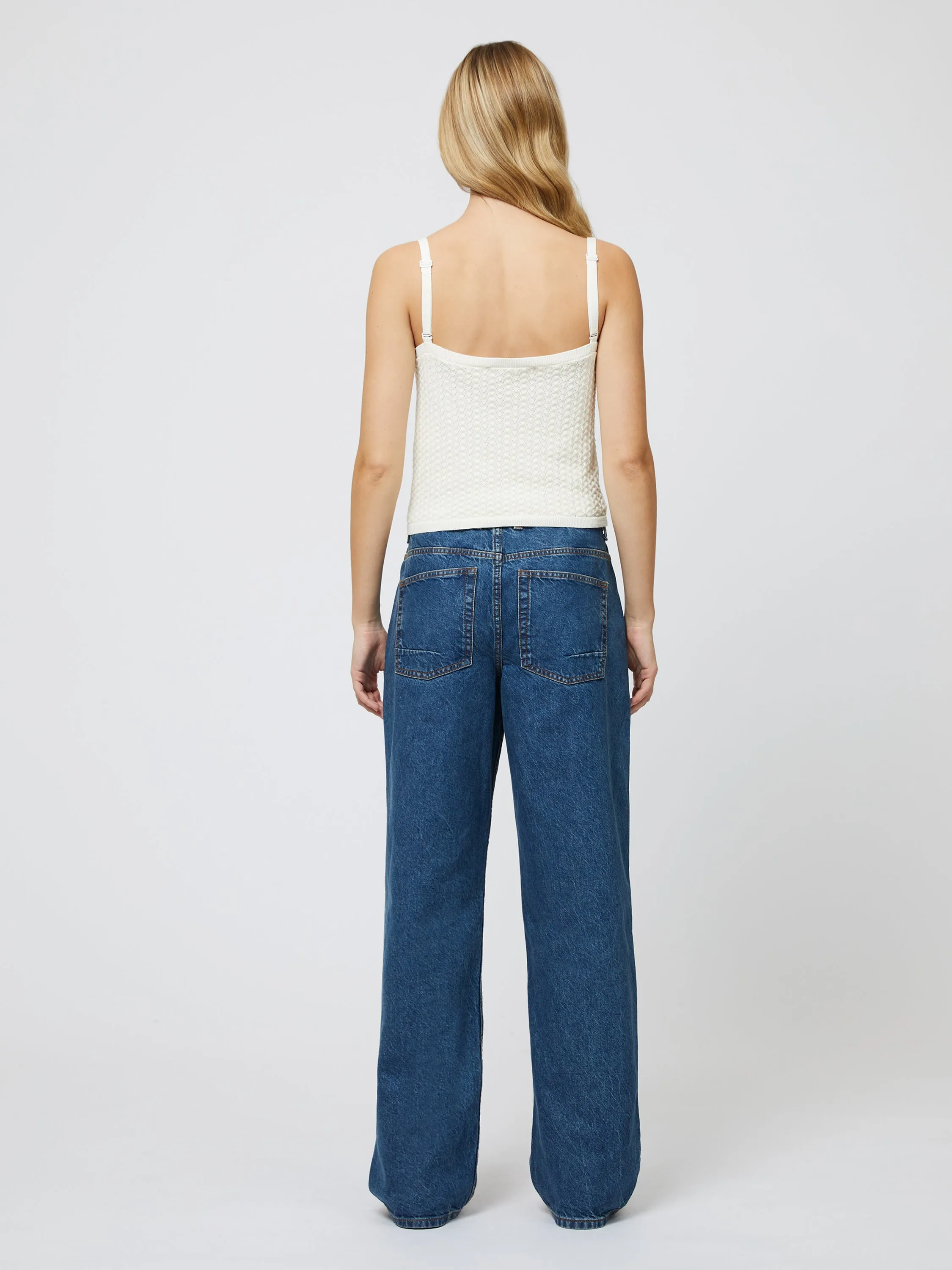 Cotton Blend Pointelle Cami sold by French Connection product image thumbnail 5