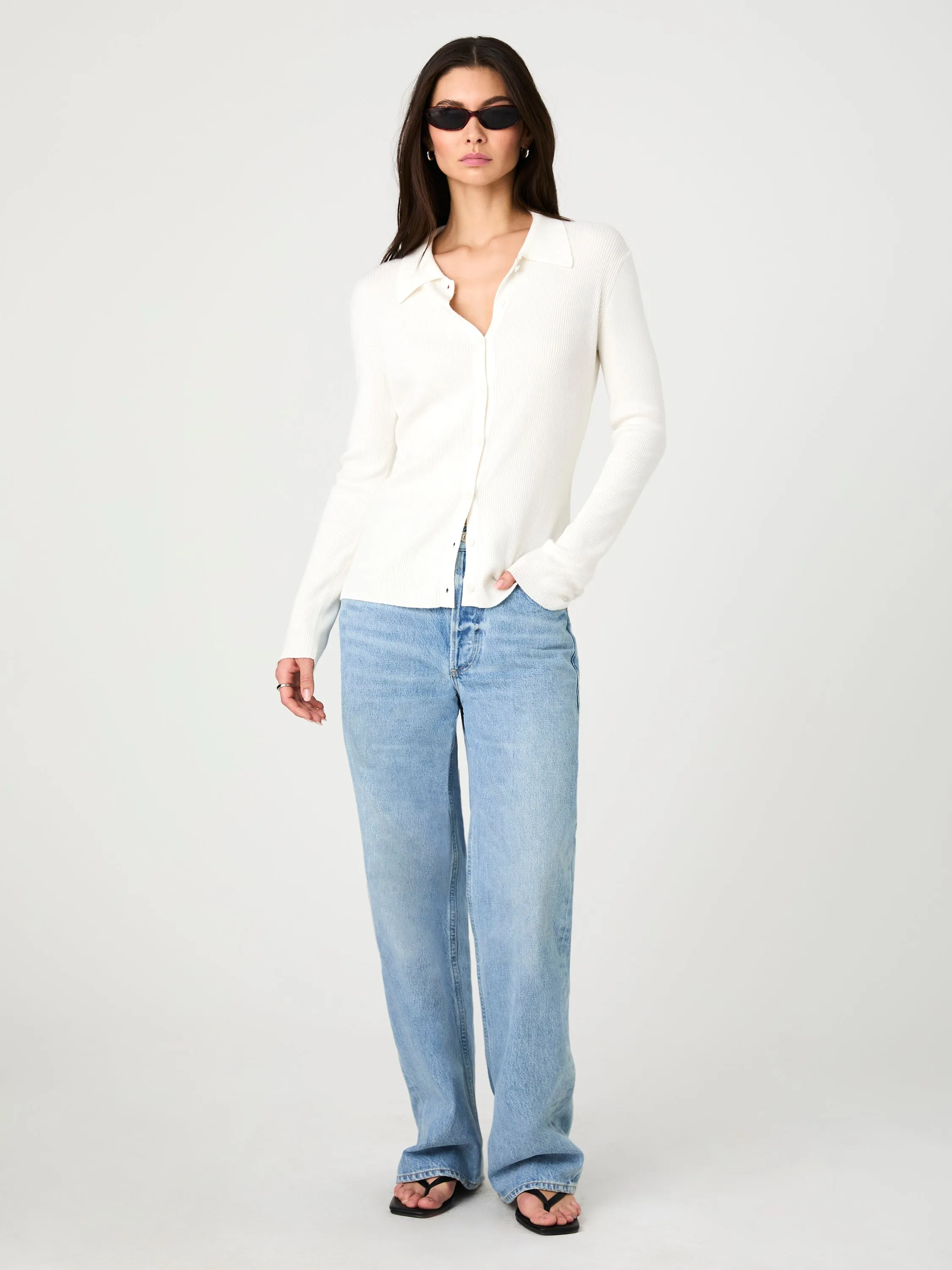 Nadina Collared Knit Top sold by French Connection product image thumbnail 3