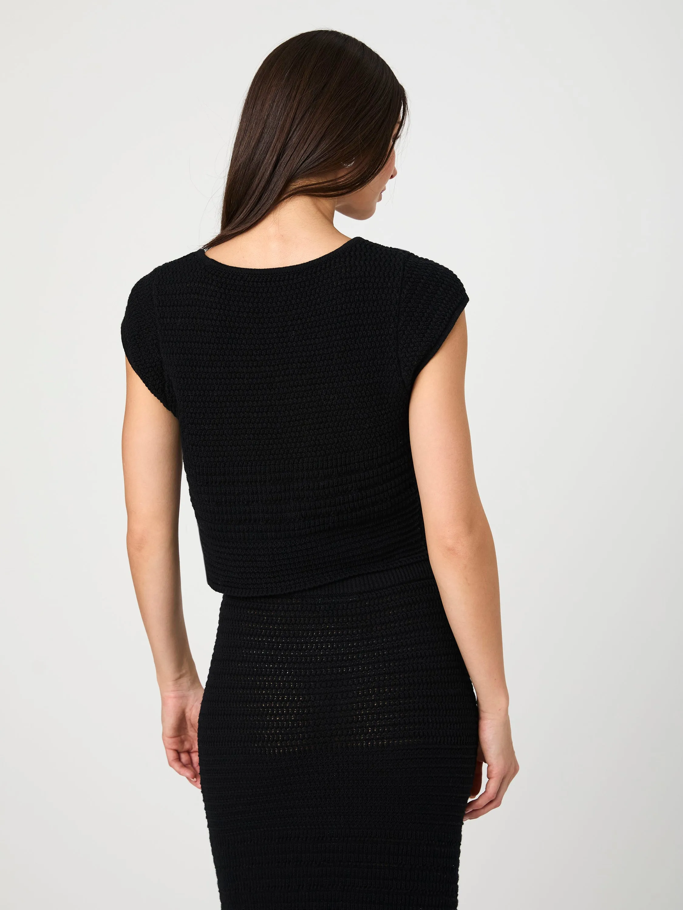 Nellis Cotton Crochet Top sold by French Connection product image thumbnail 3