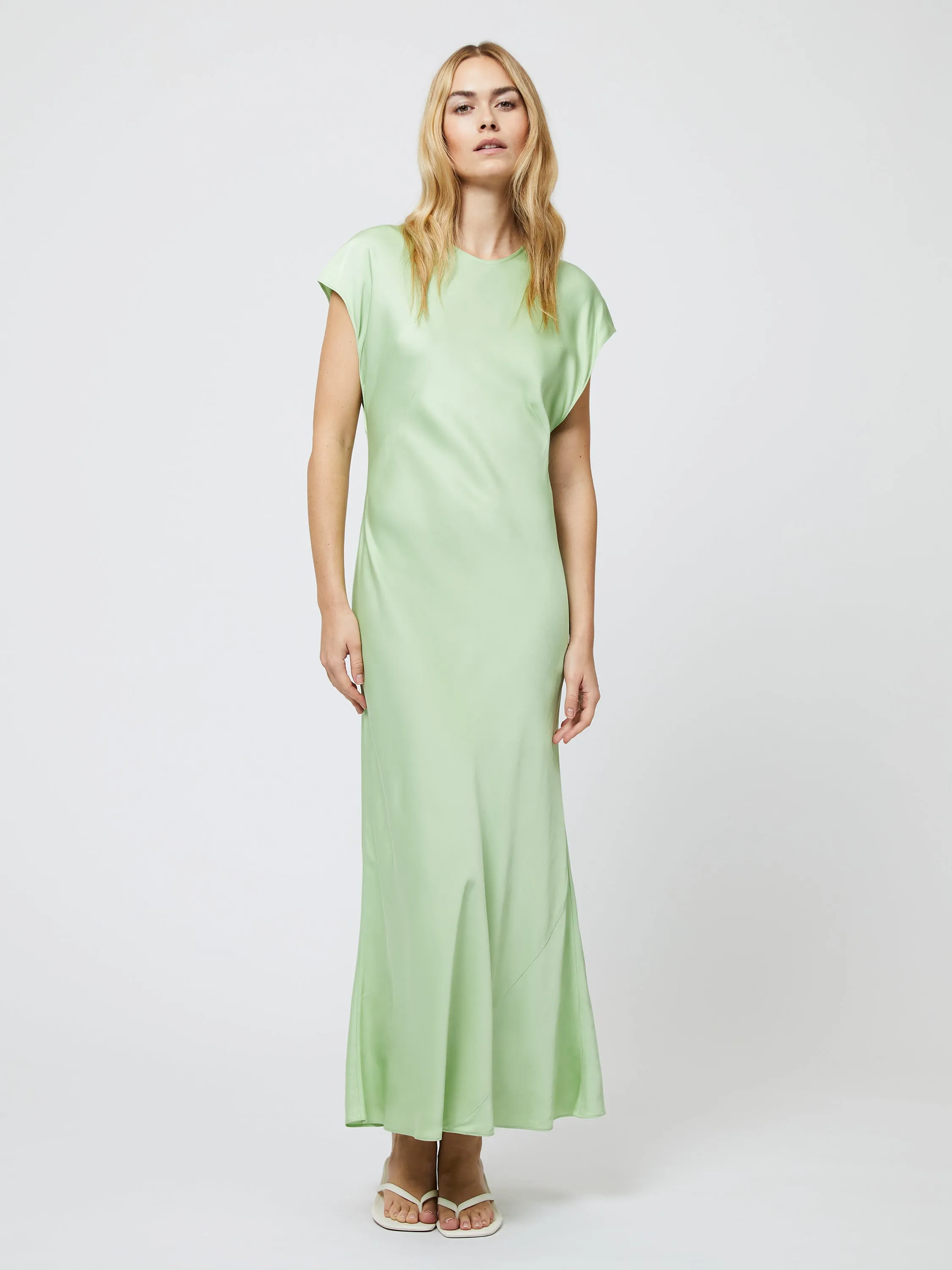 Ennis Satin Column Maxi Dress sold by French Connection product image thumbnail 3