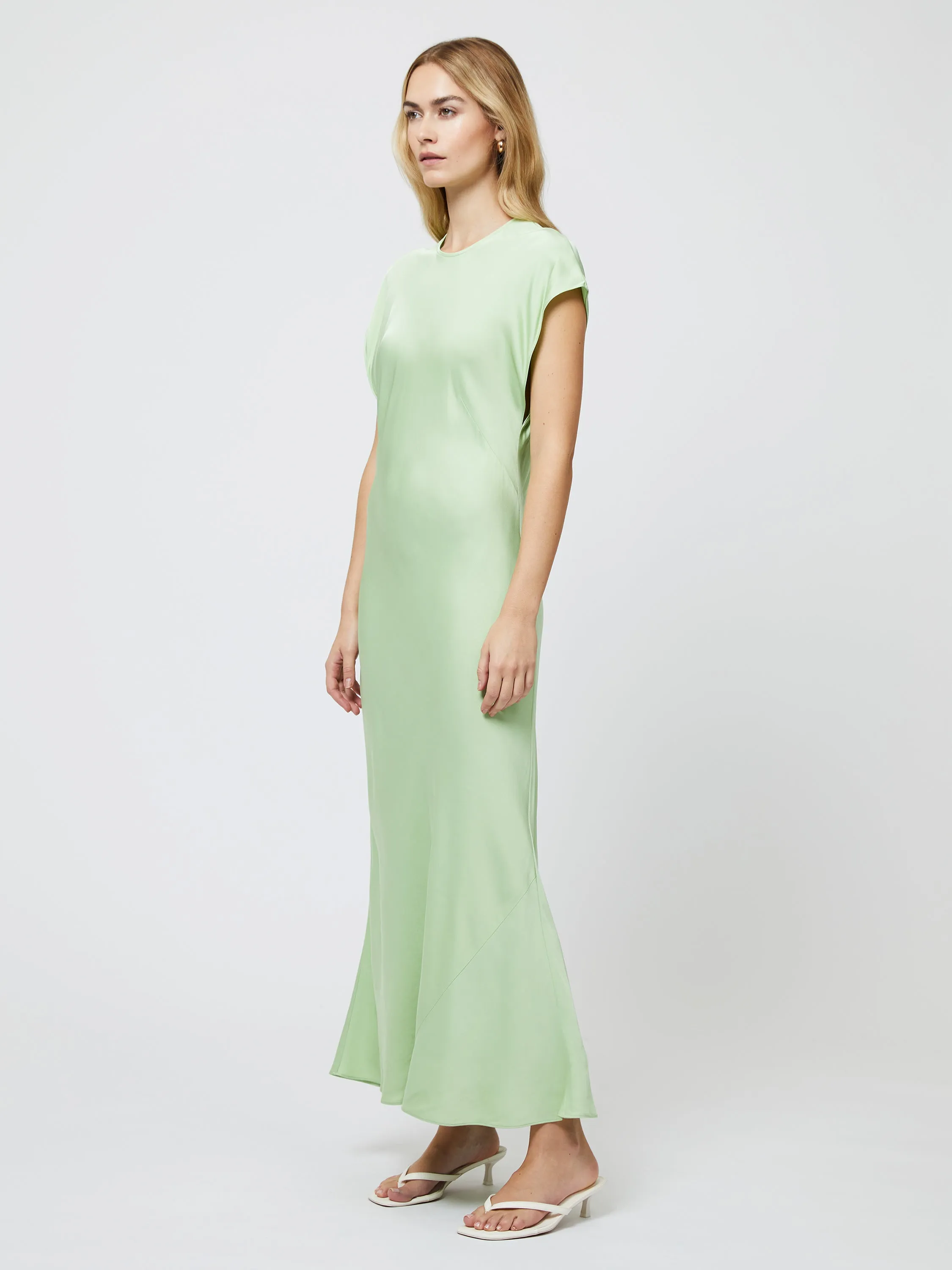 Ennis Satin Column Maxi Dress sold by French Connection product image thumbnail 4