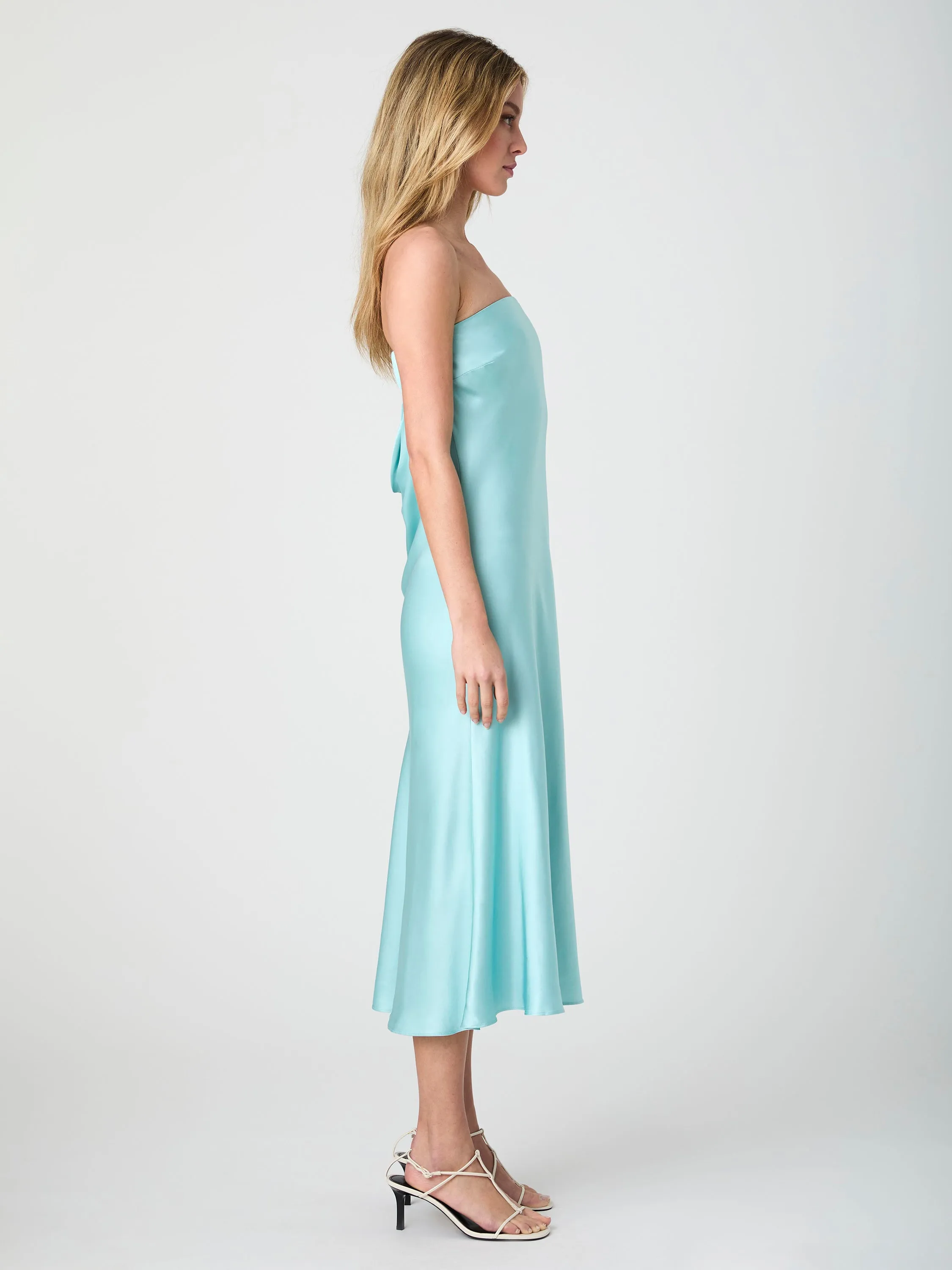 Strapless Cowl Back Midi Dress sold by French Connection product image thumbnail 4