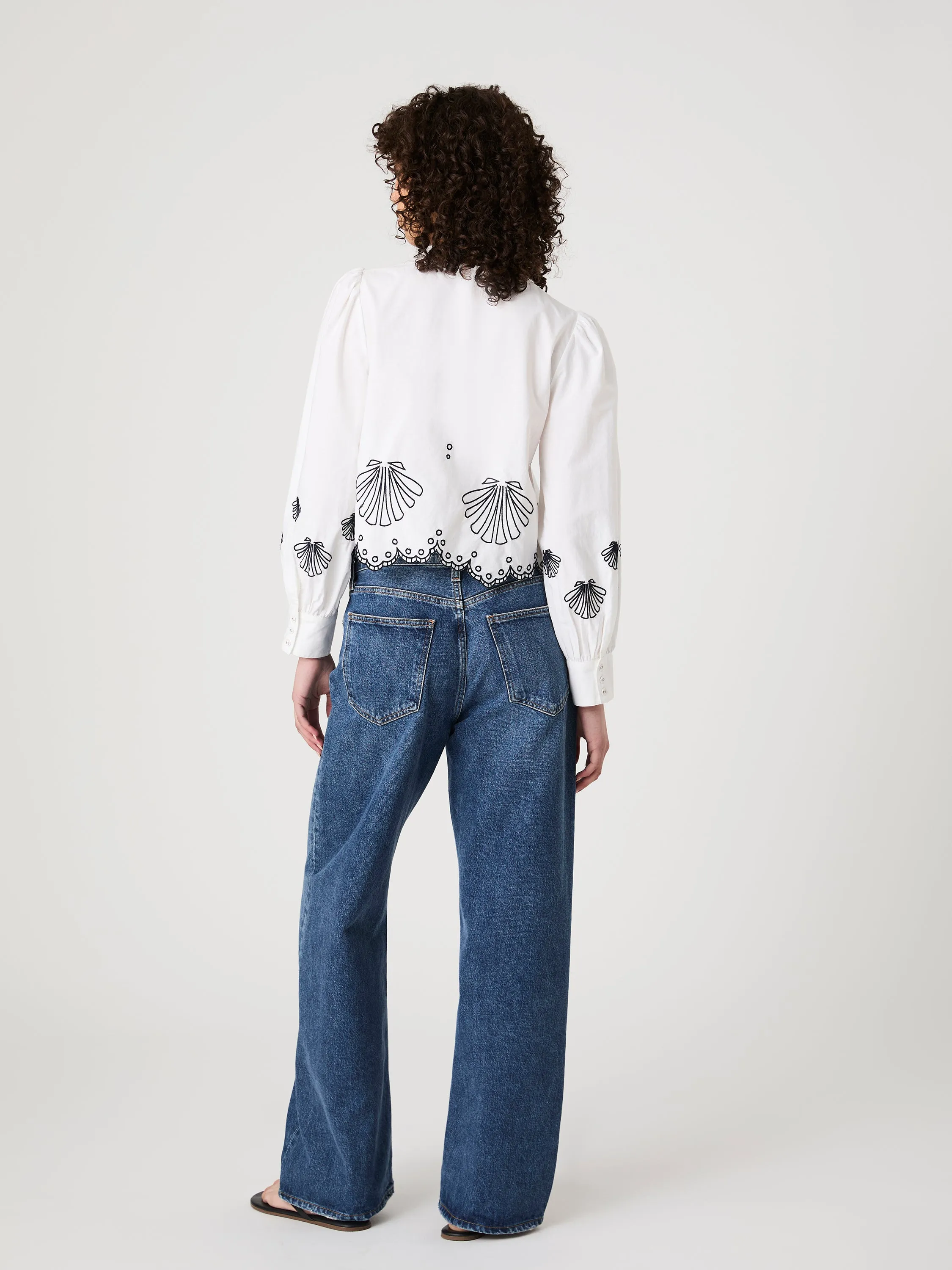 Cambria Embroidered Long Sleeve Top sold by French Connection product image thumbnail 5