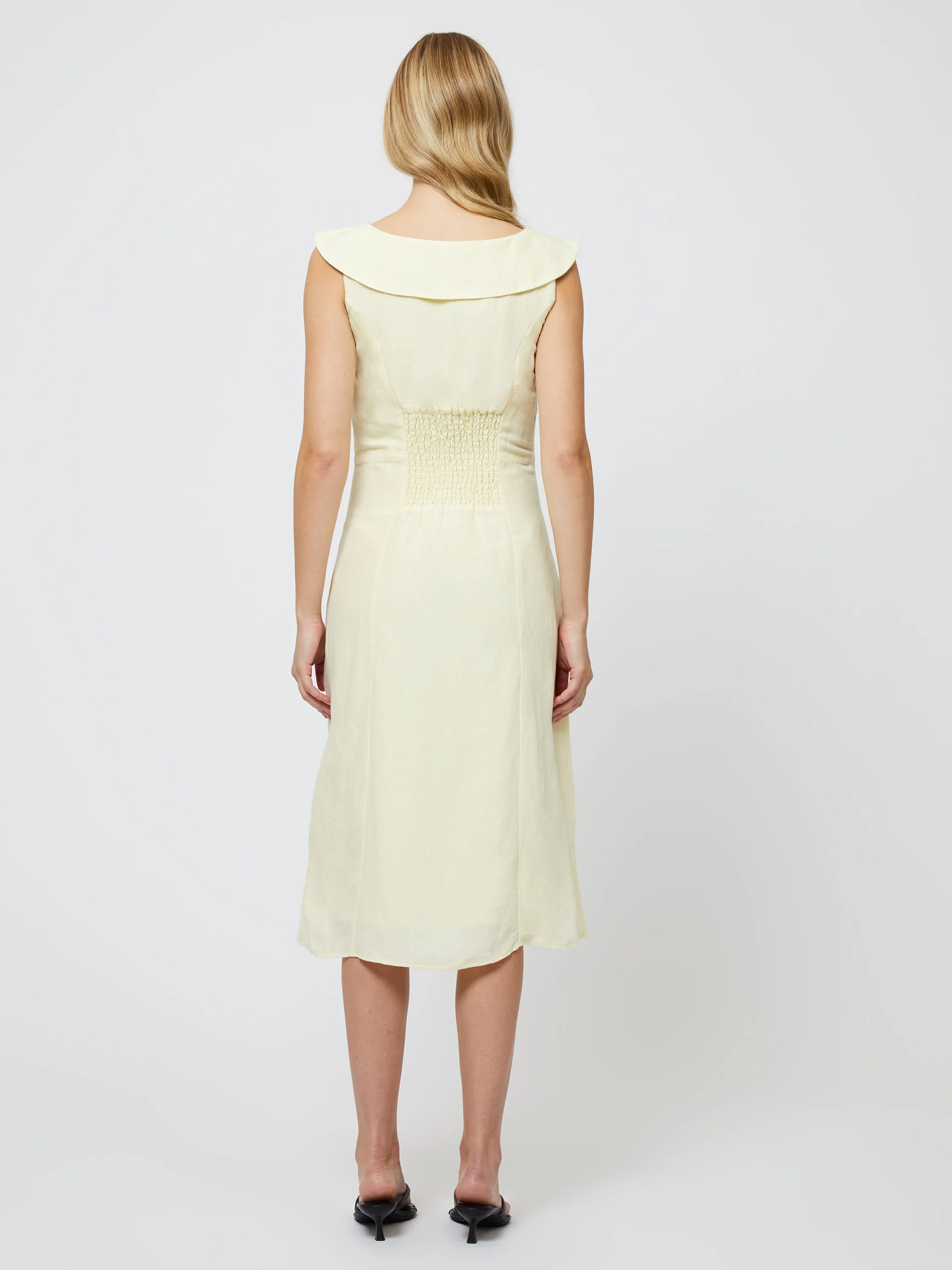 Birdie Linen V-Neck Dress sold by French Connection product image thumbnail 5